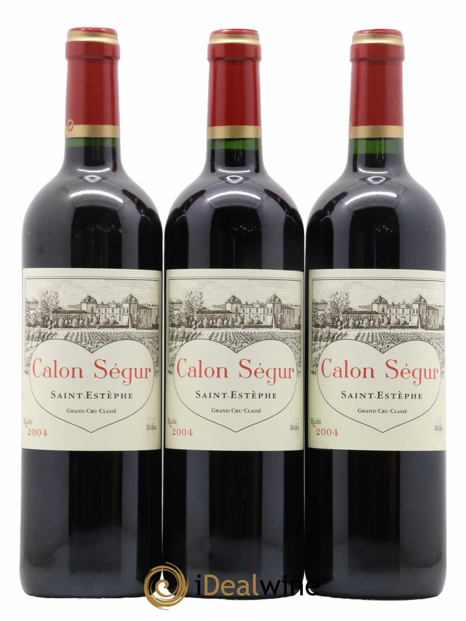 Château Calon Ségur 3ème Grand Cru Classé 2004 - Lot de 12 bouteilles - 1