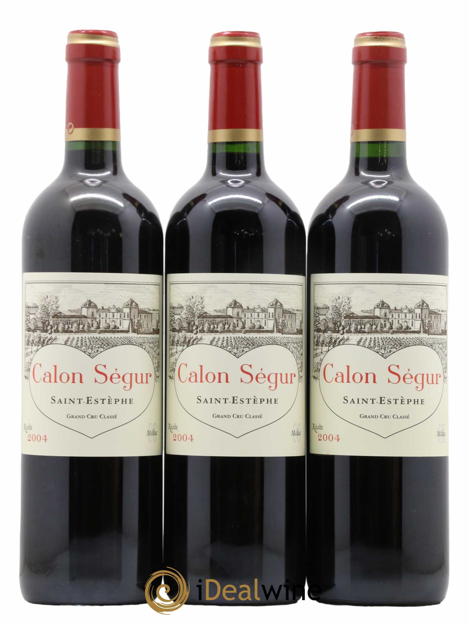 Château Calon Ségur 3ème Grand Cru Classé 2004 - Lot de 12 bouteilles - 2