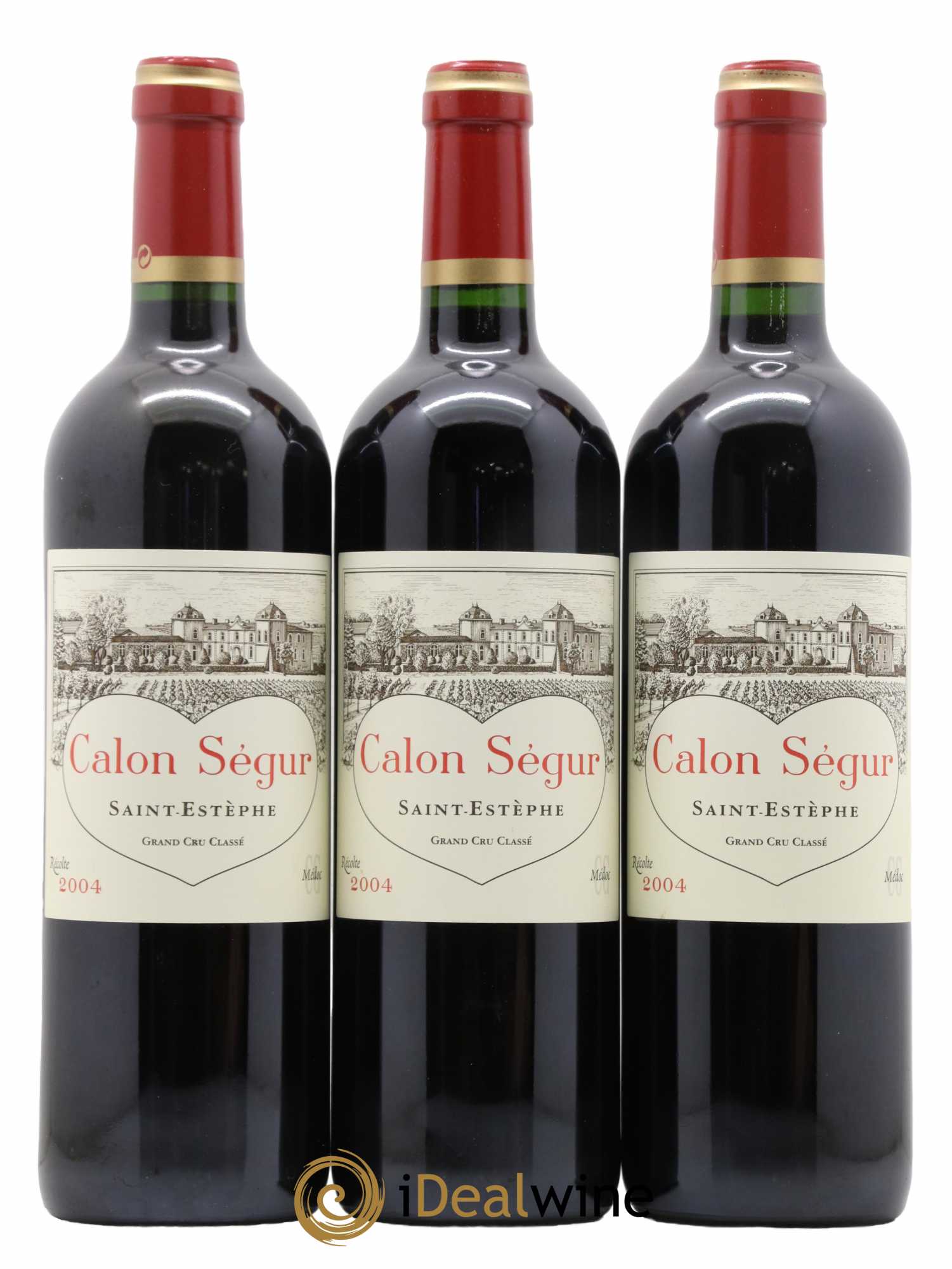 Château Calon Ségur 3ème Grand Cru Classé 2004 - Lot de 12 bouteilles - 3