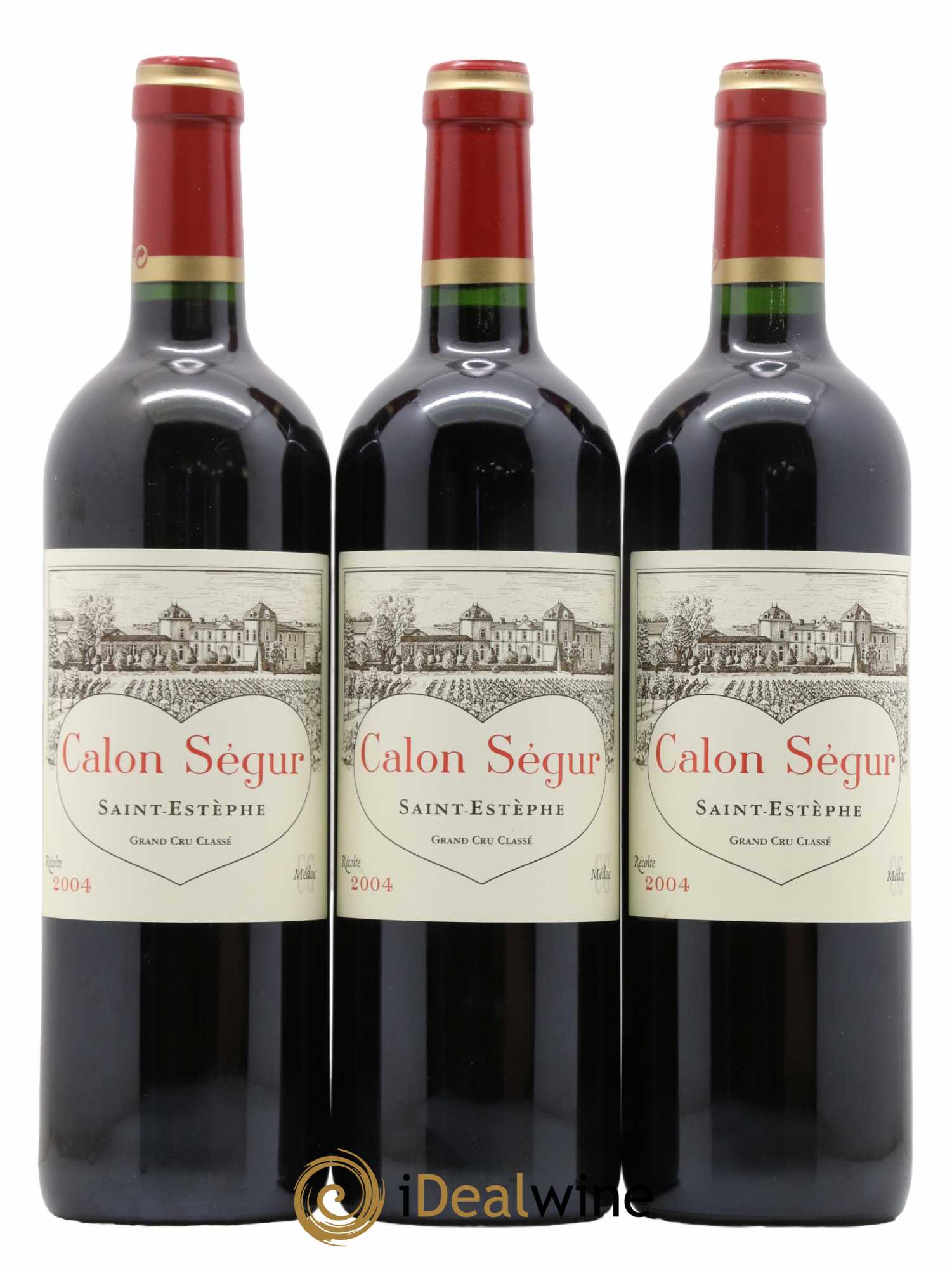 Château Calon Ségur 3ème Grand Cru Classé 2004 - Lot de 12 bouteilles - 4