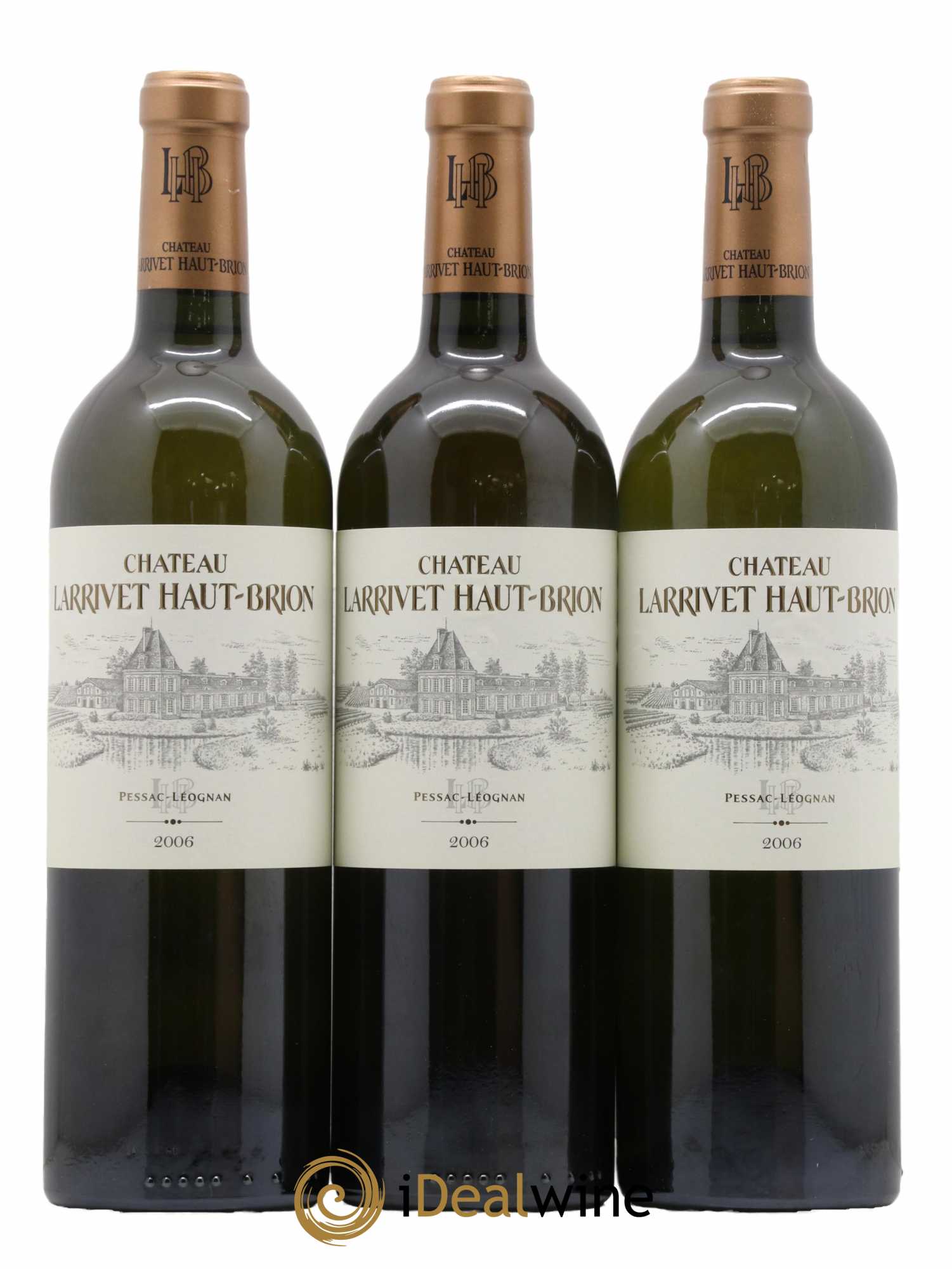 Château Larrivet Haut-Brion 2006 - Lot de 12 bouteilles - 1
