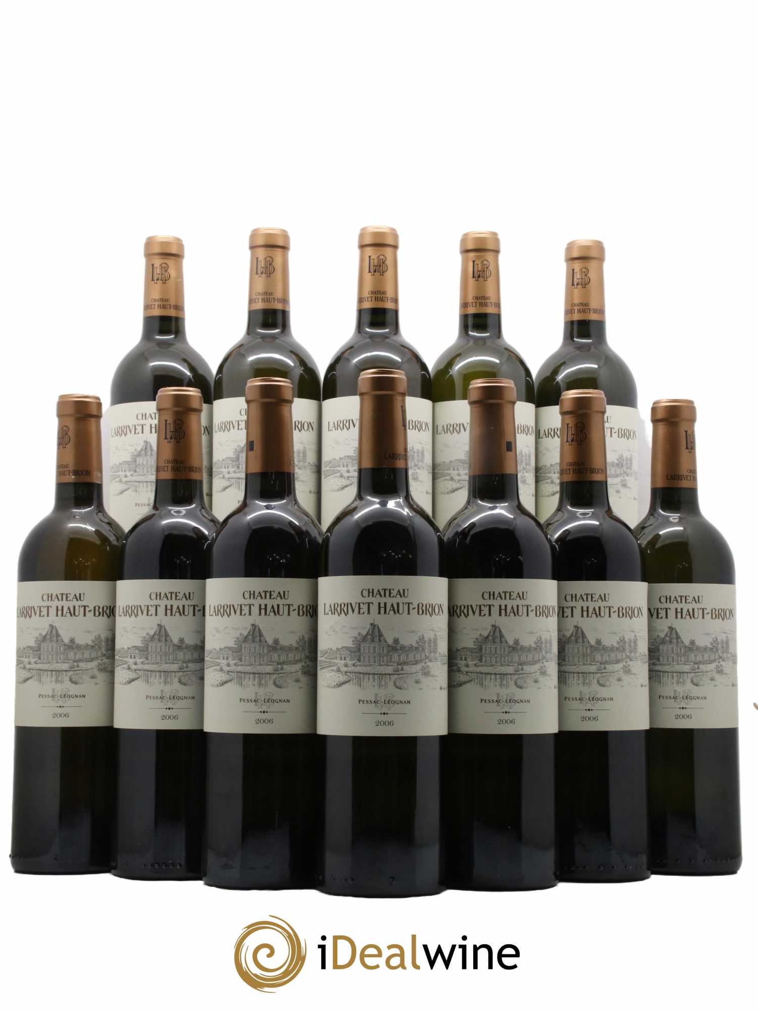 Château Larrivet Haut-Brion 2006 - Lot de 12 bouteilles - 0