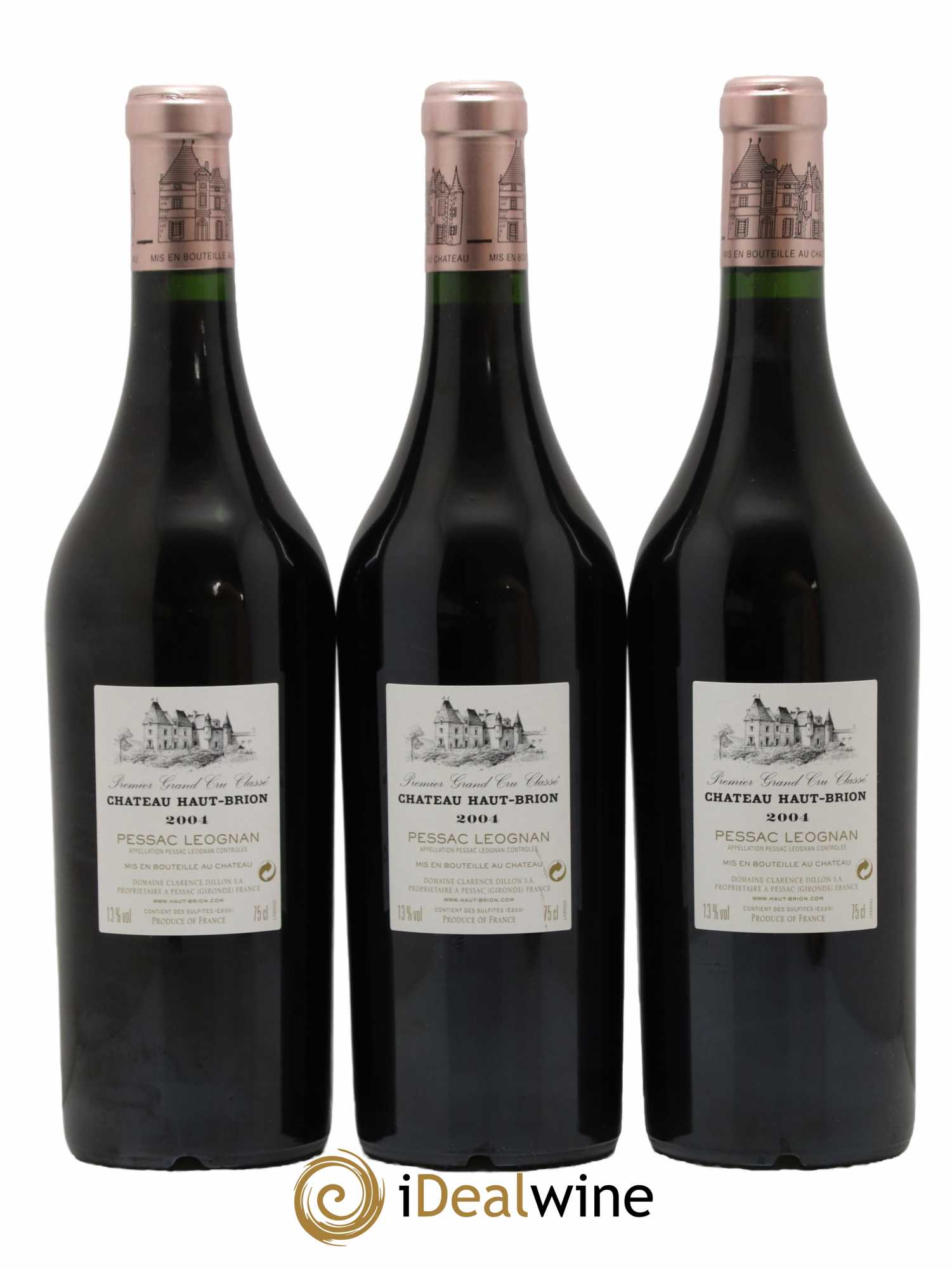 Château Haut Brion 1er Grand Cru Classé 2004 - Lot de 6 bouteilles - 2