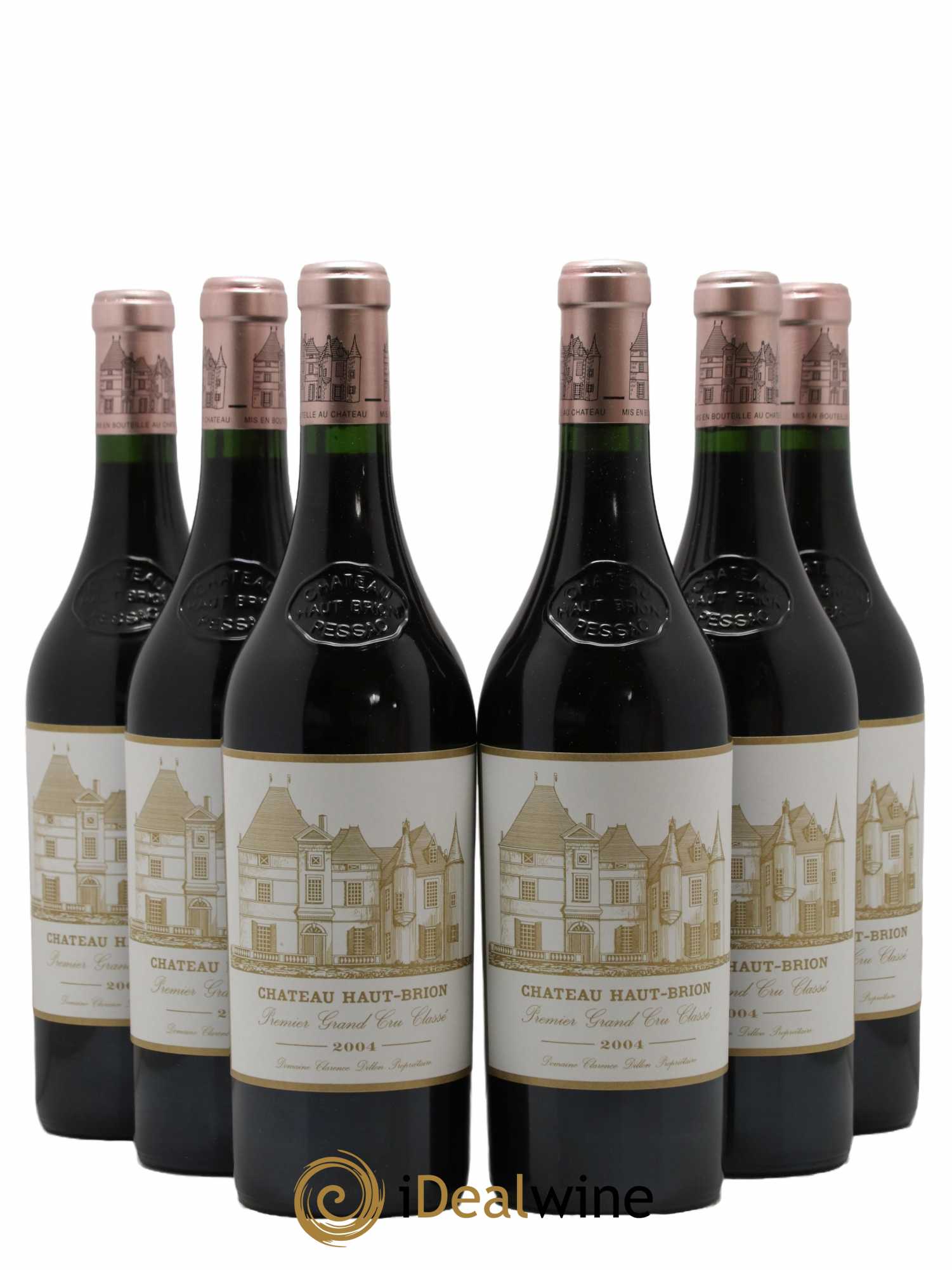 Château Haut Brion 1er Grand Cru Classé 2004 - Lot de 6 bouteilles - 0