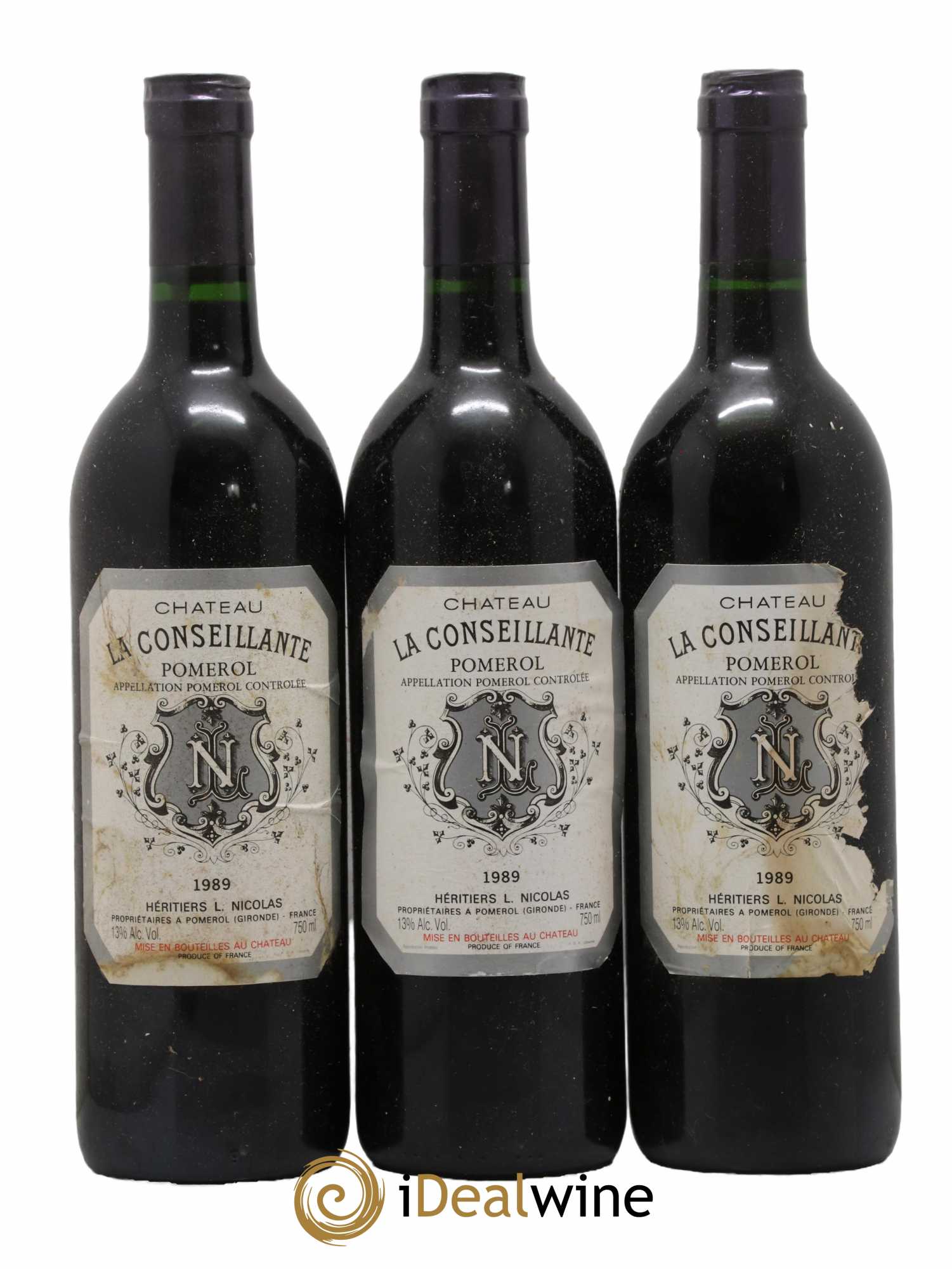 Château la Conseillante 1989 - Lot de 6 bouteilles - 2