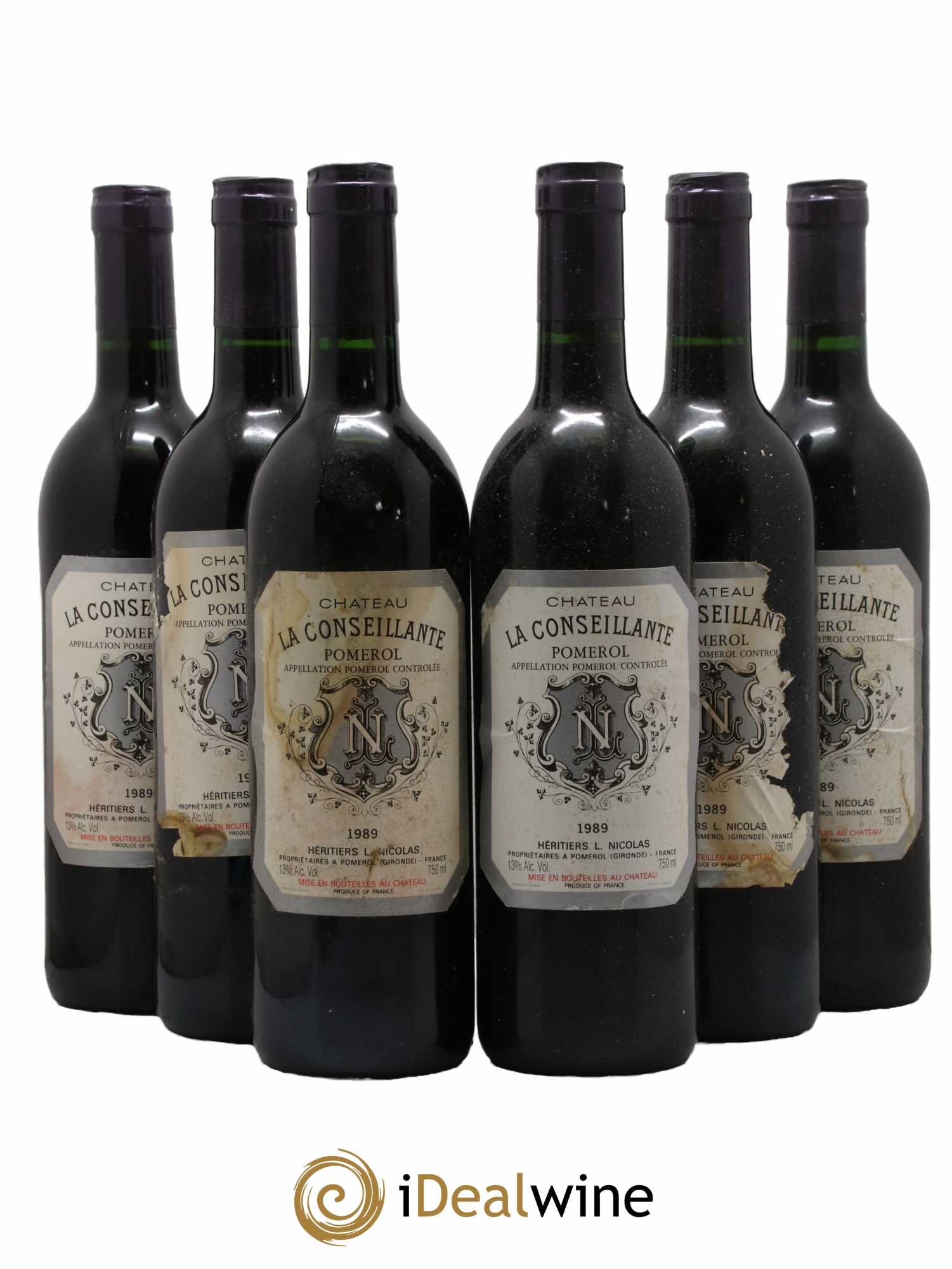 Château la Conseillante 1989 - Lot de 6 bouteilles - 0
