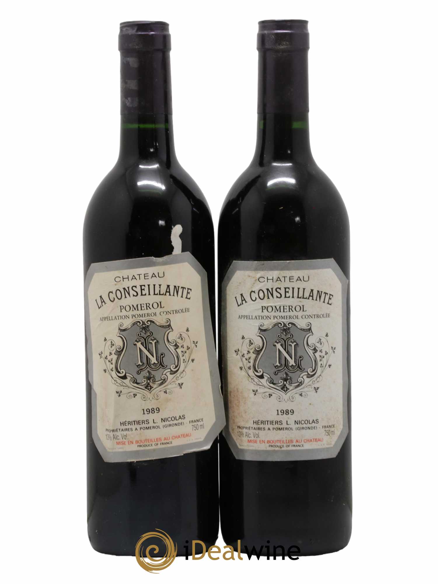 Château la Conseillante 1989 - Lot de 2 bouteilles - 0