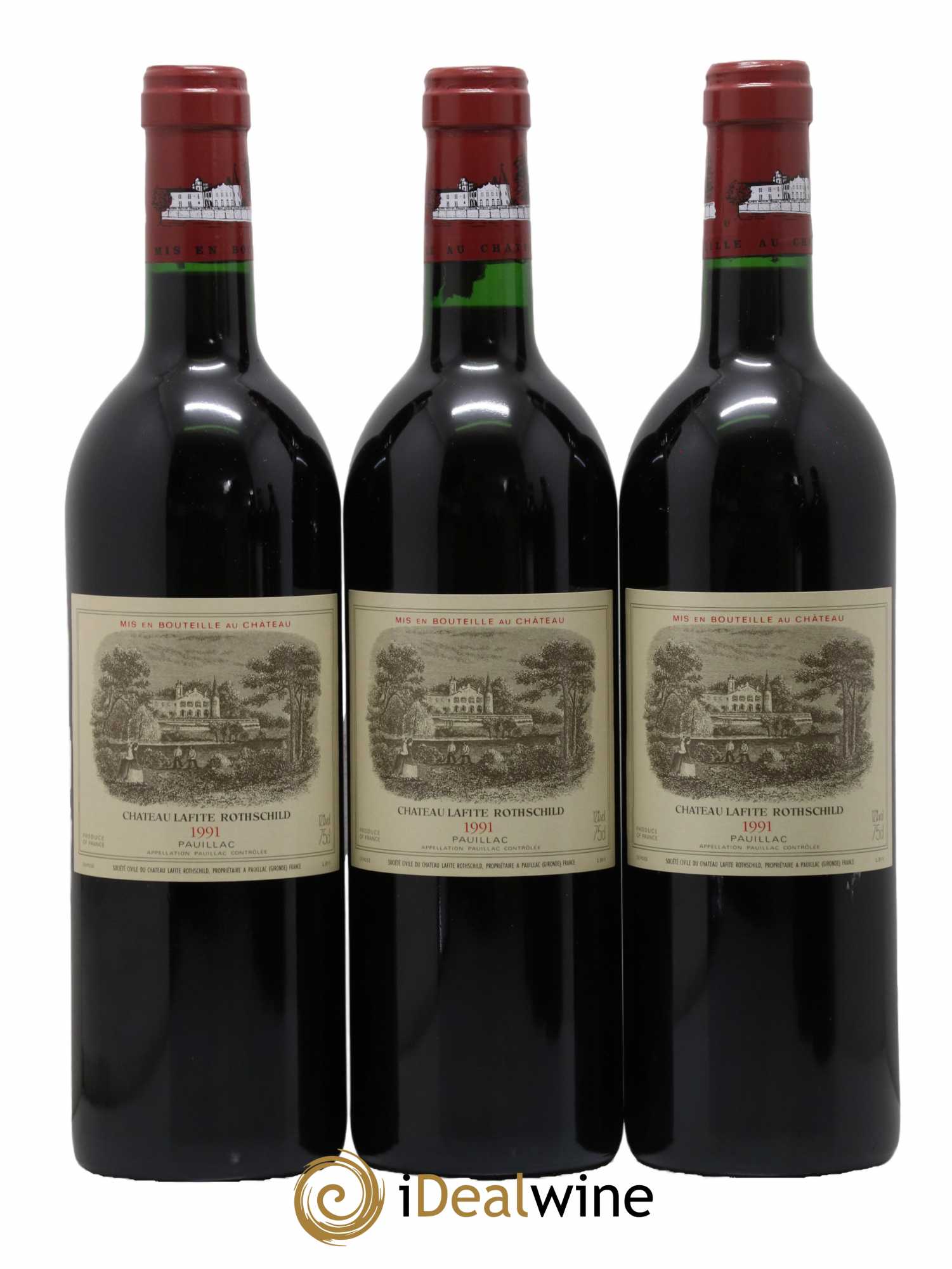 Château Lafite Rothschild 1er Grand Cru Classé 1991 - Lot de 6 bouteilles - 1