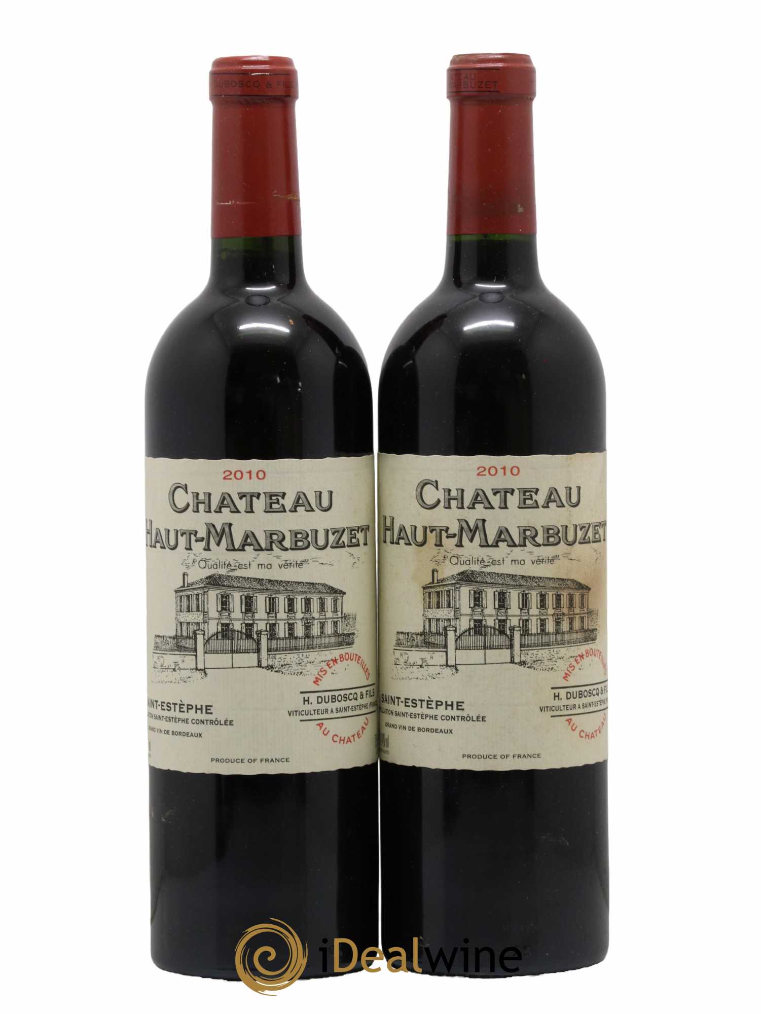 Château Haut Marbuzet 2010 - Lot de 2 bouteilles - 0