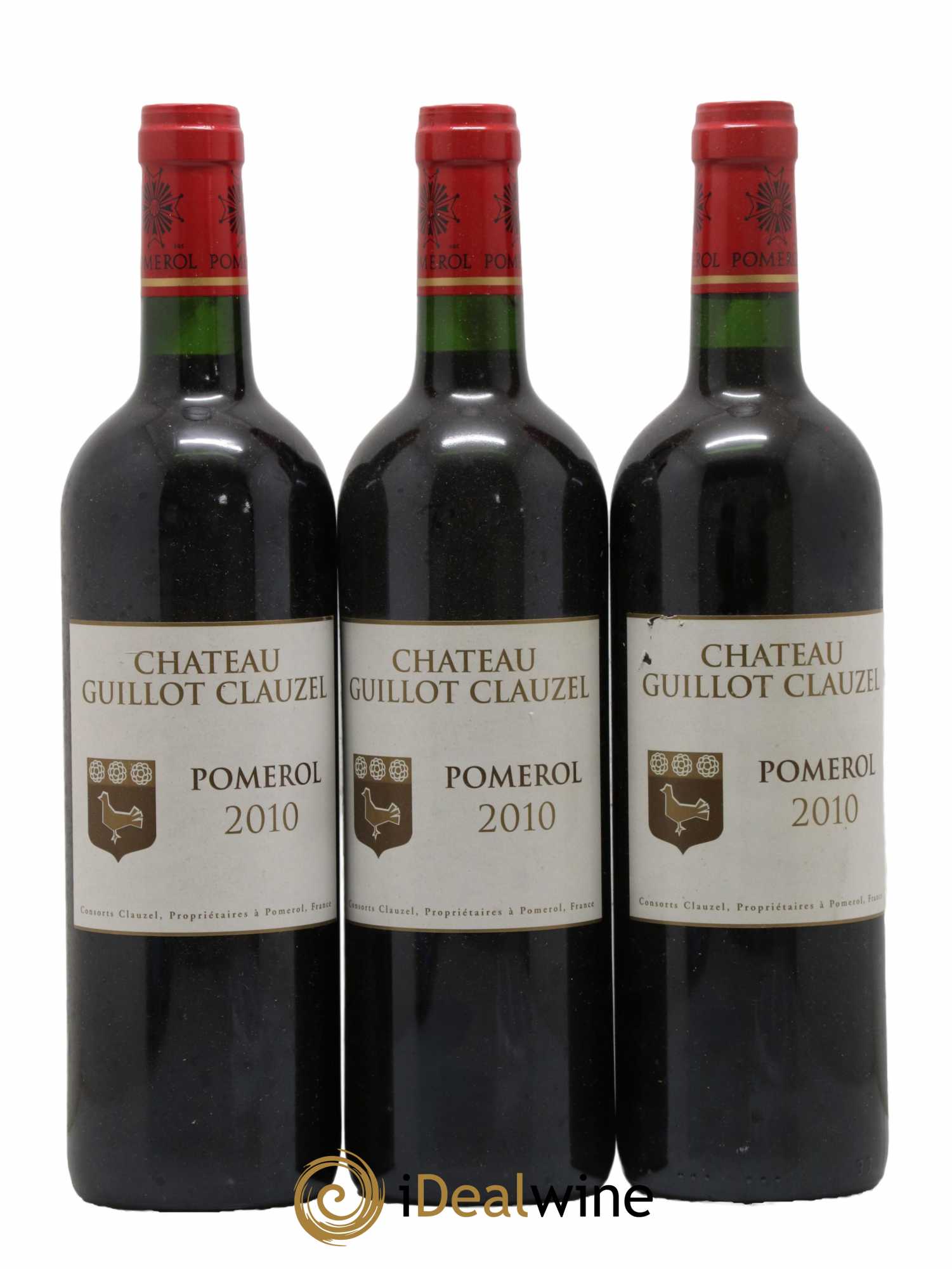 Château Guillot Clauzel 2010 - Lot de 3 bouteilles - 0