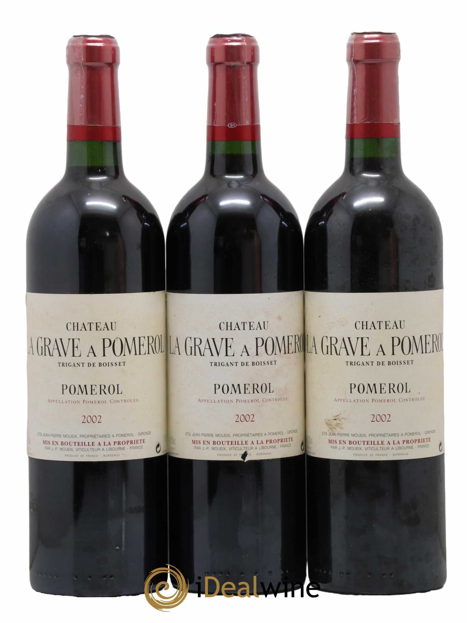 Château La Grave à Pomerol (Trigant de Boisset) 2002 - Lot de 6 bouteilles - 2