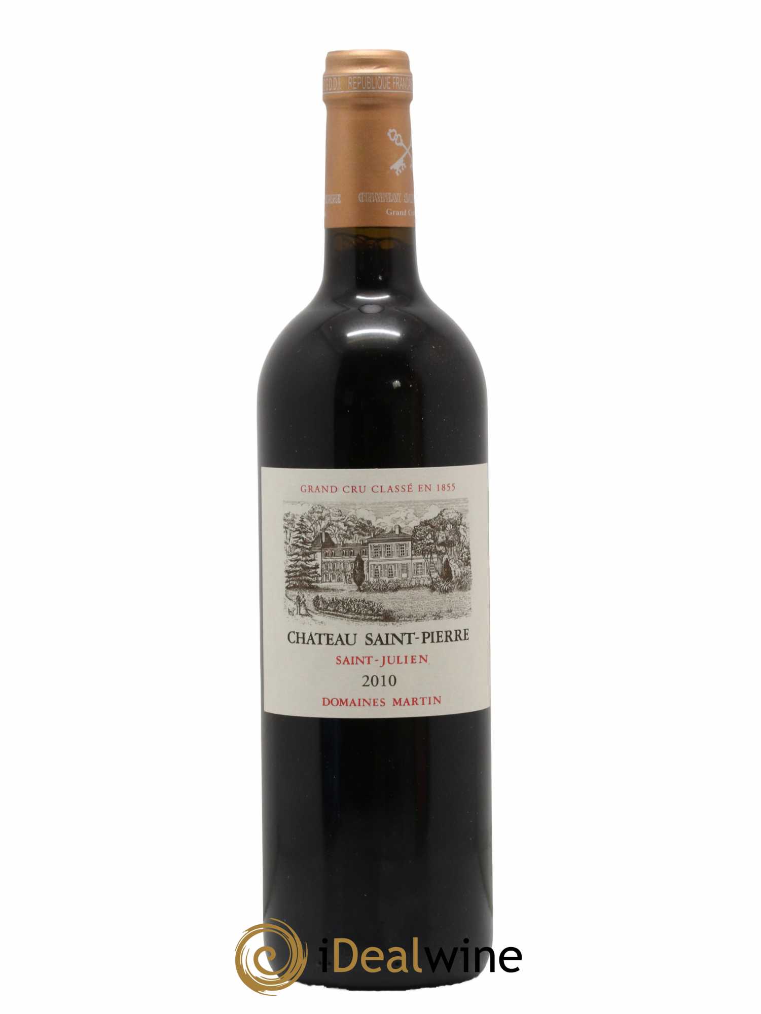 Château Saint-Pierre 4ème Grand Cru Classé 2010 - Lot de 1 bouteille - 0