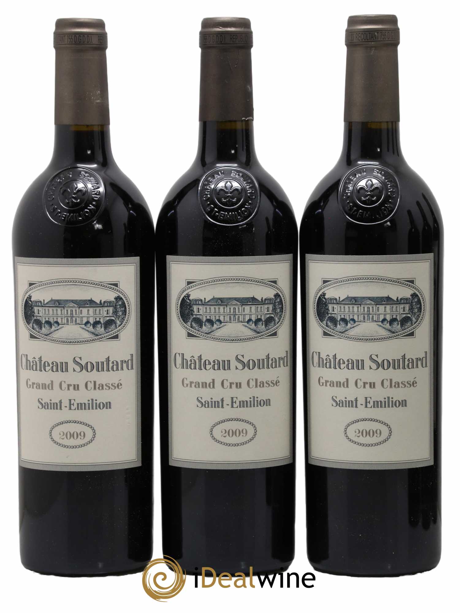Château Soutard Grand Cru Classé 2009 - Lot of 6 bottles - 1