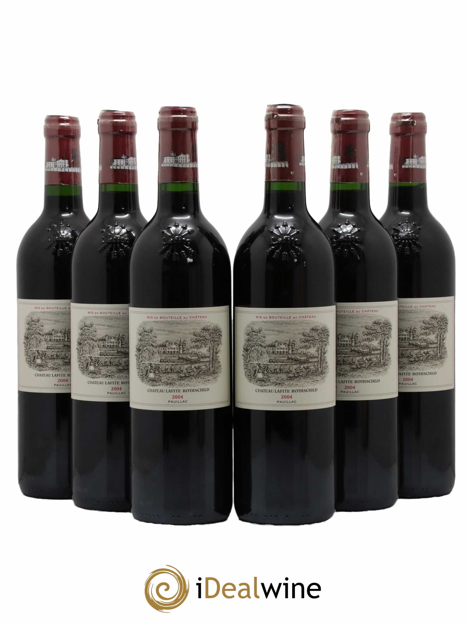 Château Lafite Rothschild 1er Grand Cru Classé 2004 - Lot de 6 bouteilles - 0