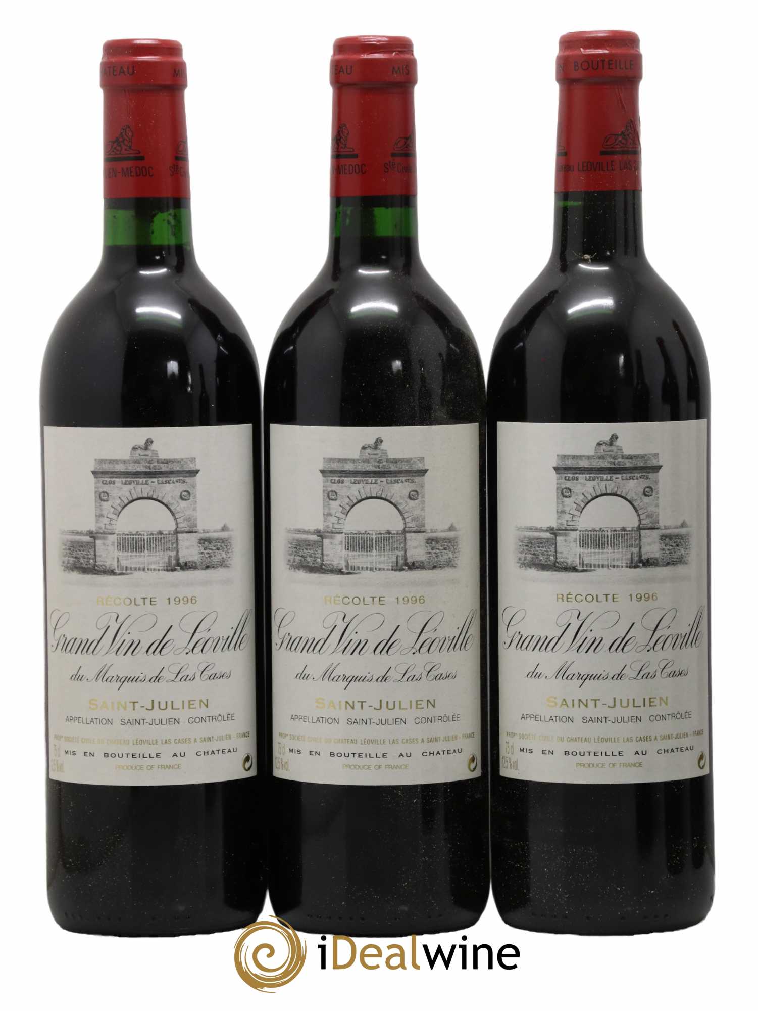 Château Léoville Las Cases 2ème Grand Cru Classé 1996 - Lot de 6 bouteilles - 1