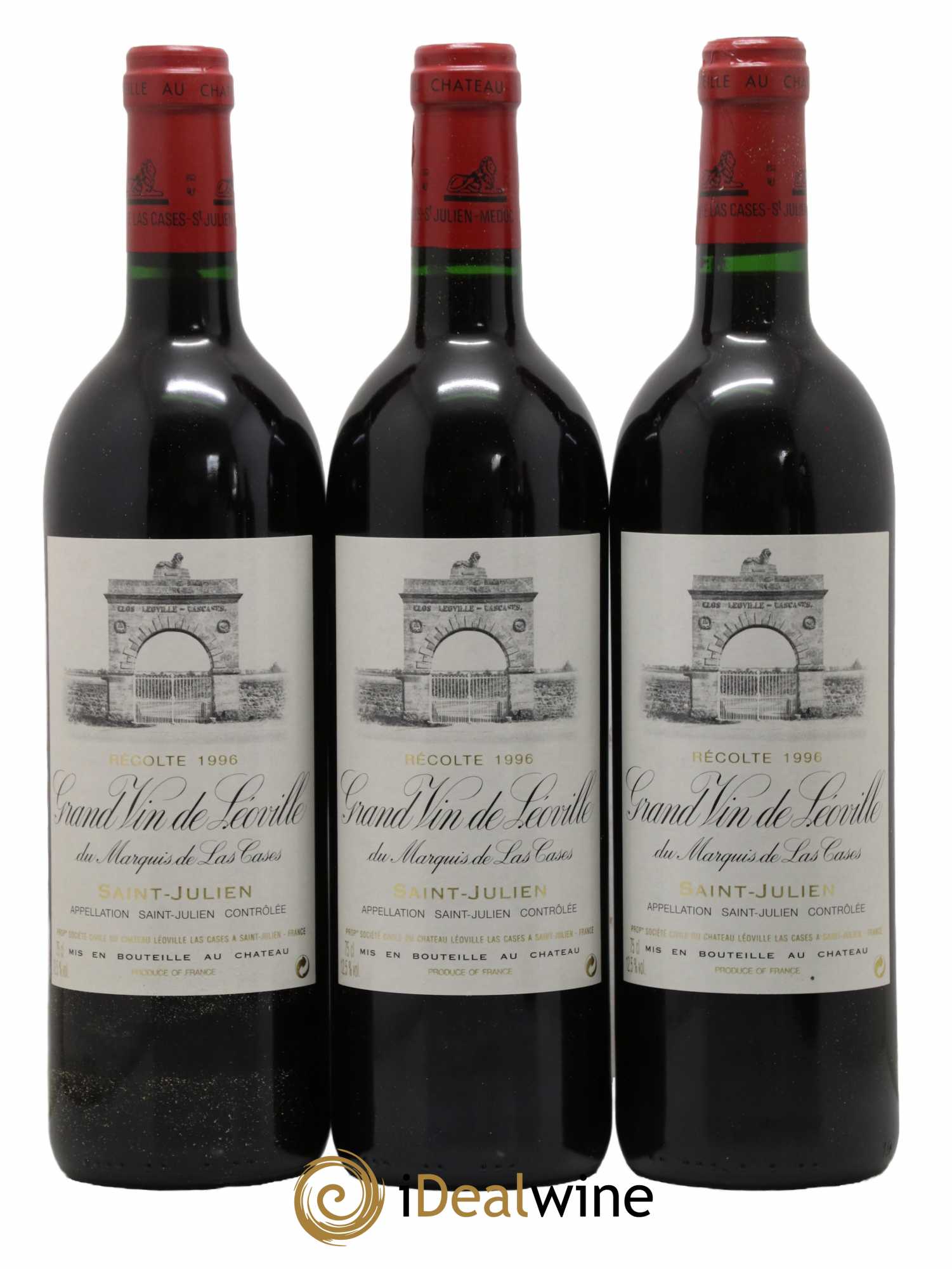 Château Léoville Las Cases 2ème Grand Cru Classé 1996 - Lot de 6 bouteilles - 2