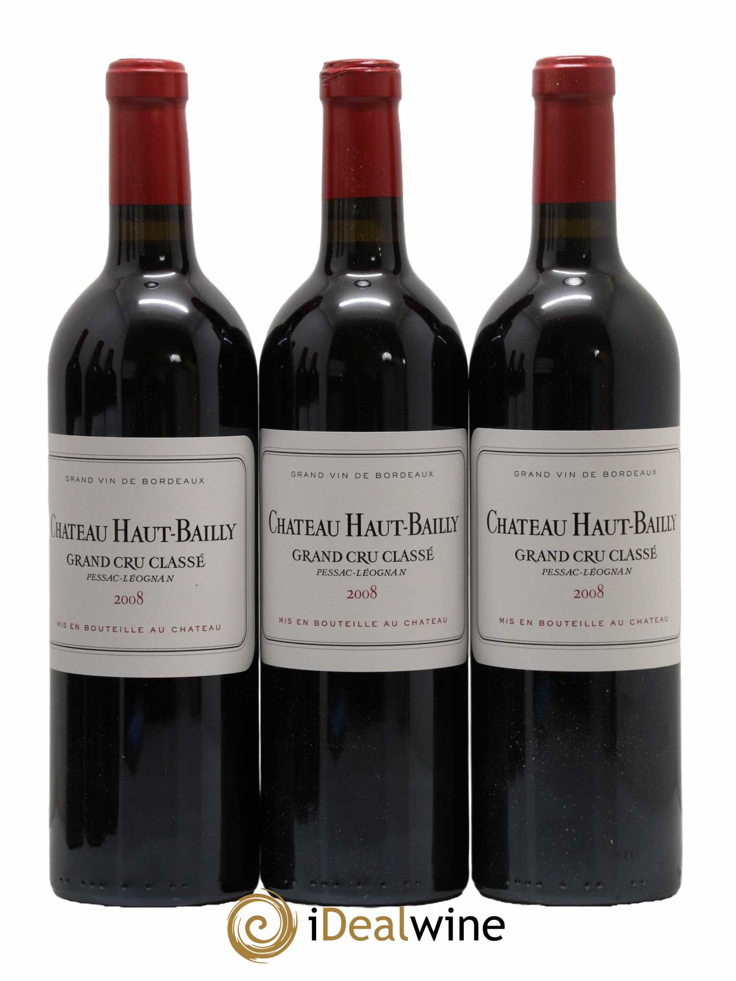 Château Haut-Bailly Cru Classé de Graves 2008 - Lot of 12 bottles - 3
