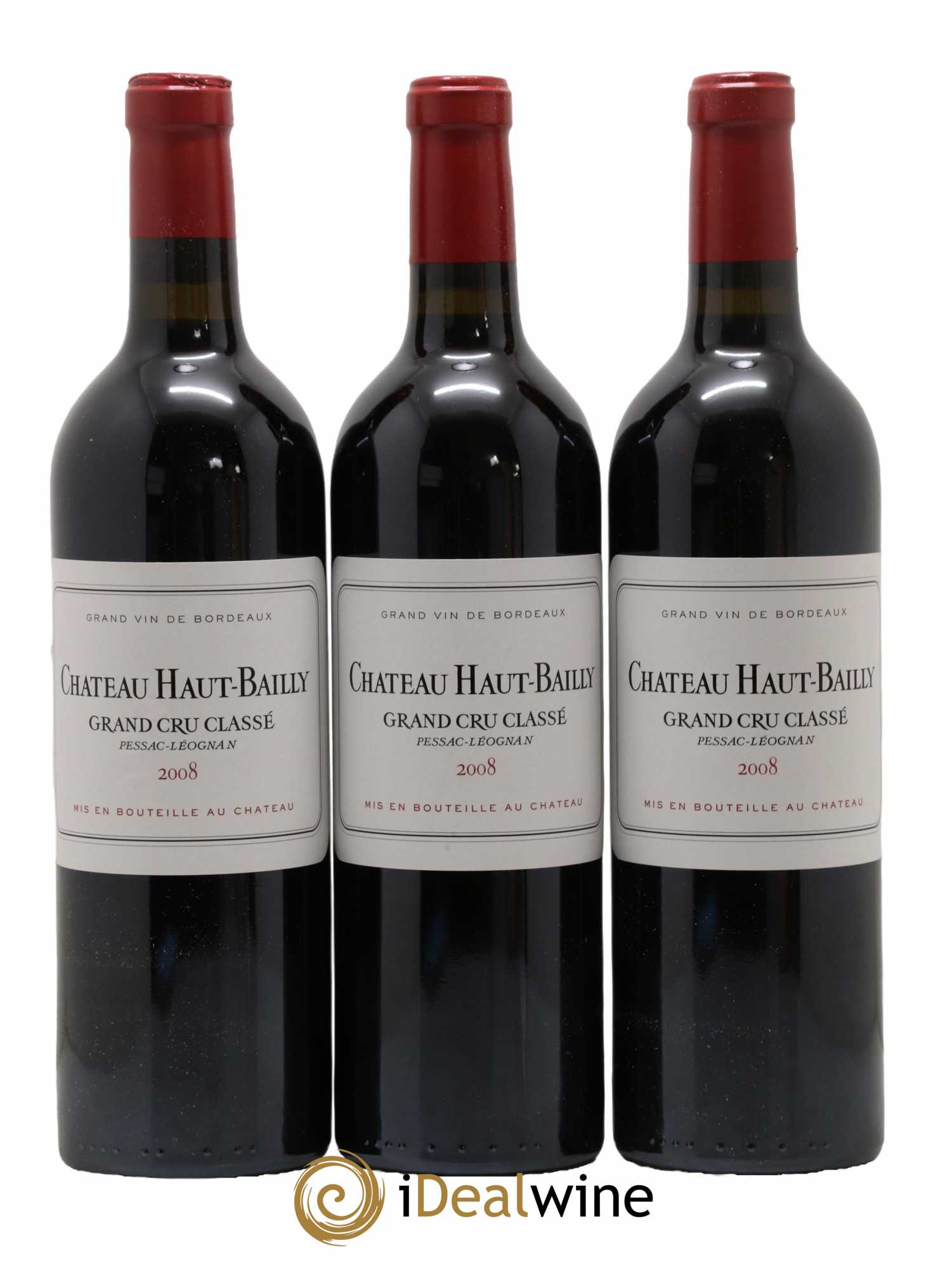 Château Haut-Bailly Cru Classé de Graves 2008 - Lot of 12 bottles - 4