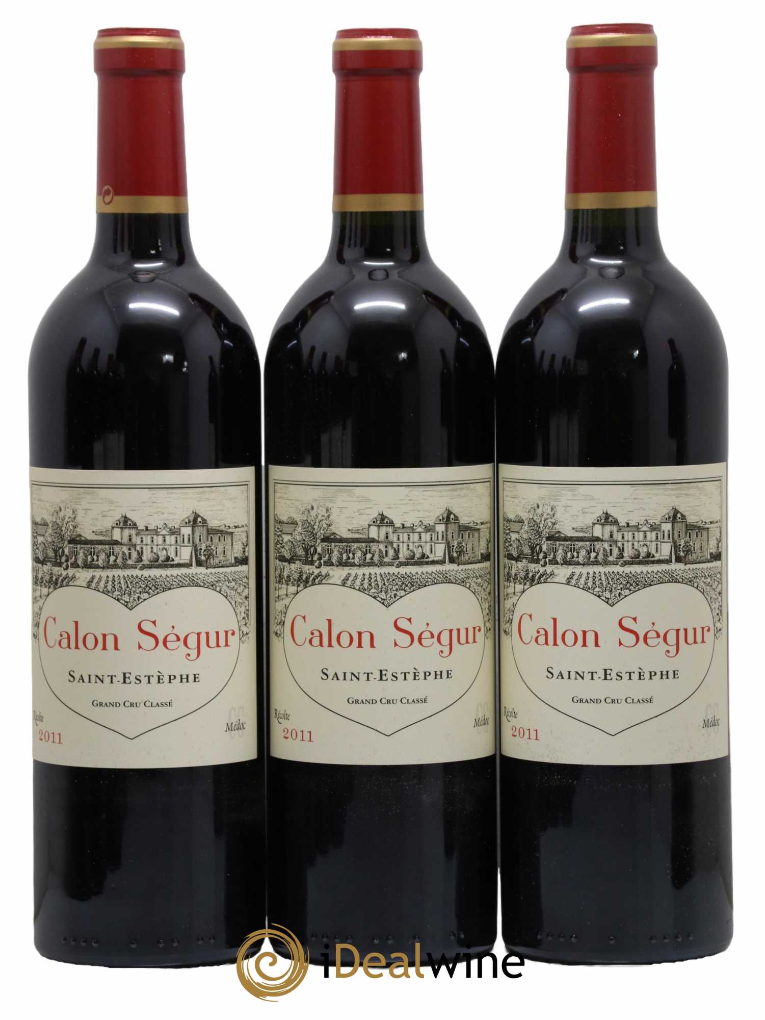 Château Calon Ségur 3ème Grand Cru Classé 2011 - Posten von 12 Flaschen - 2