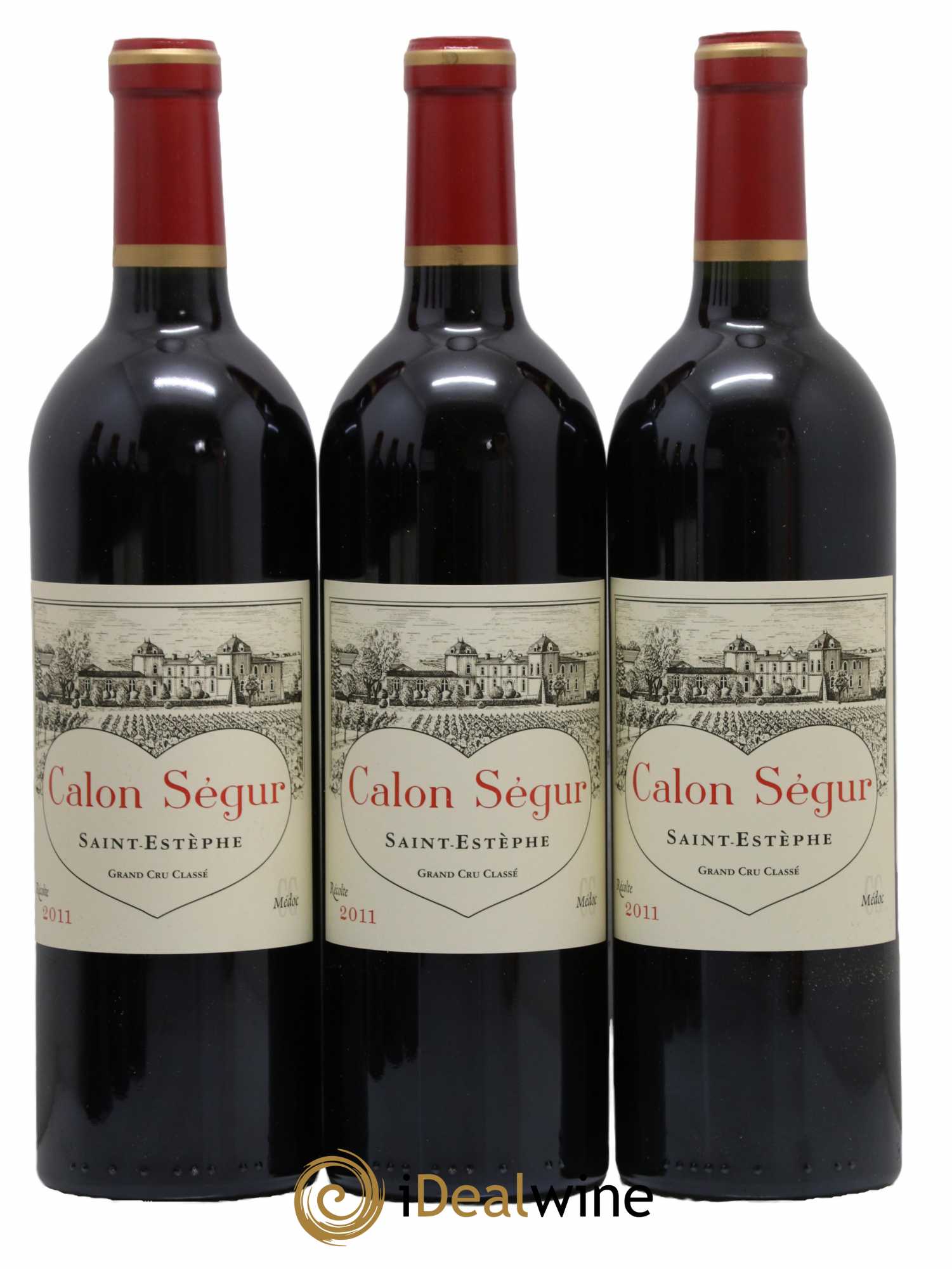 Château Calon Ségur 3ème Grand Cru Classé 2011 - Posten von 12 Flaschen - 3