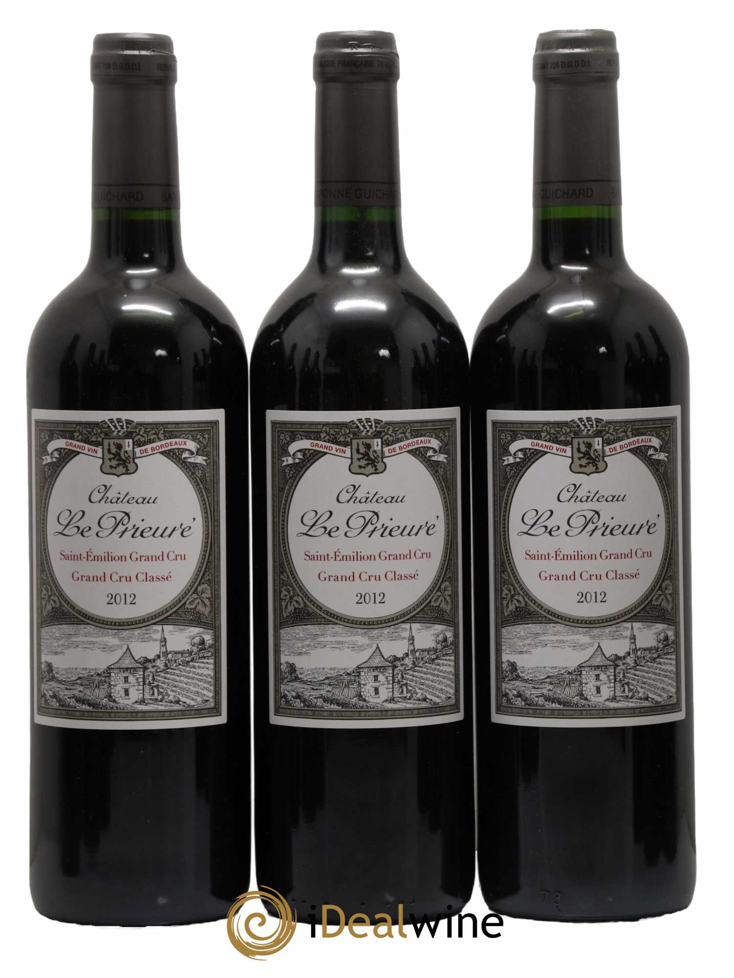 Château le Prieuré Grand Cru Classé 2012 - Lot de 12 bouteilles - 2