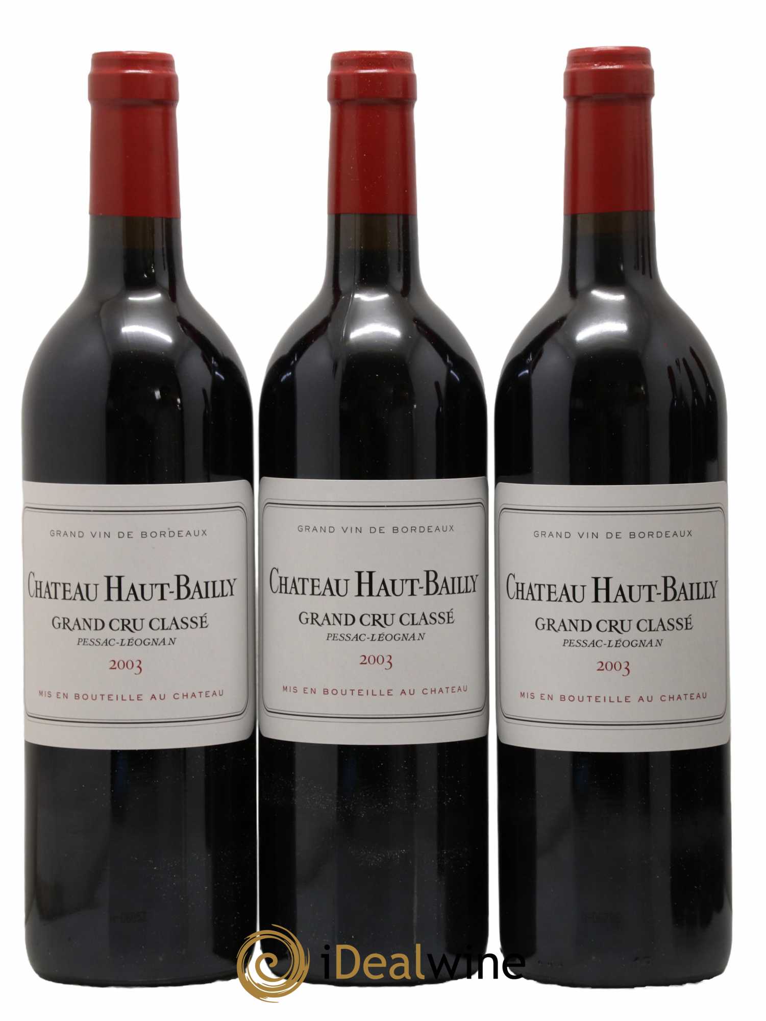 Château Haut-Bailly Cru Classé de Graves 2003 - Lot de 6 bouteilles - 1