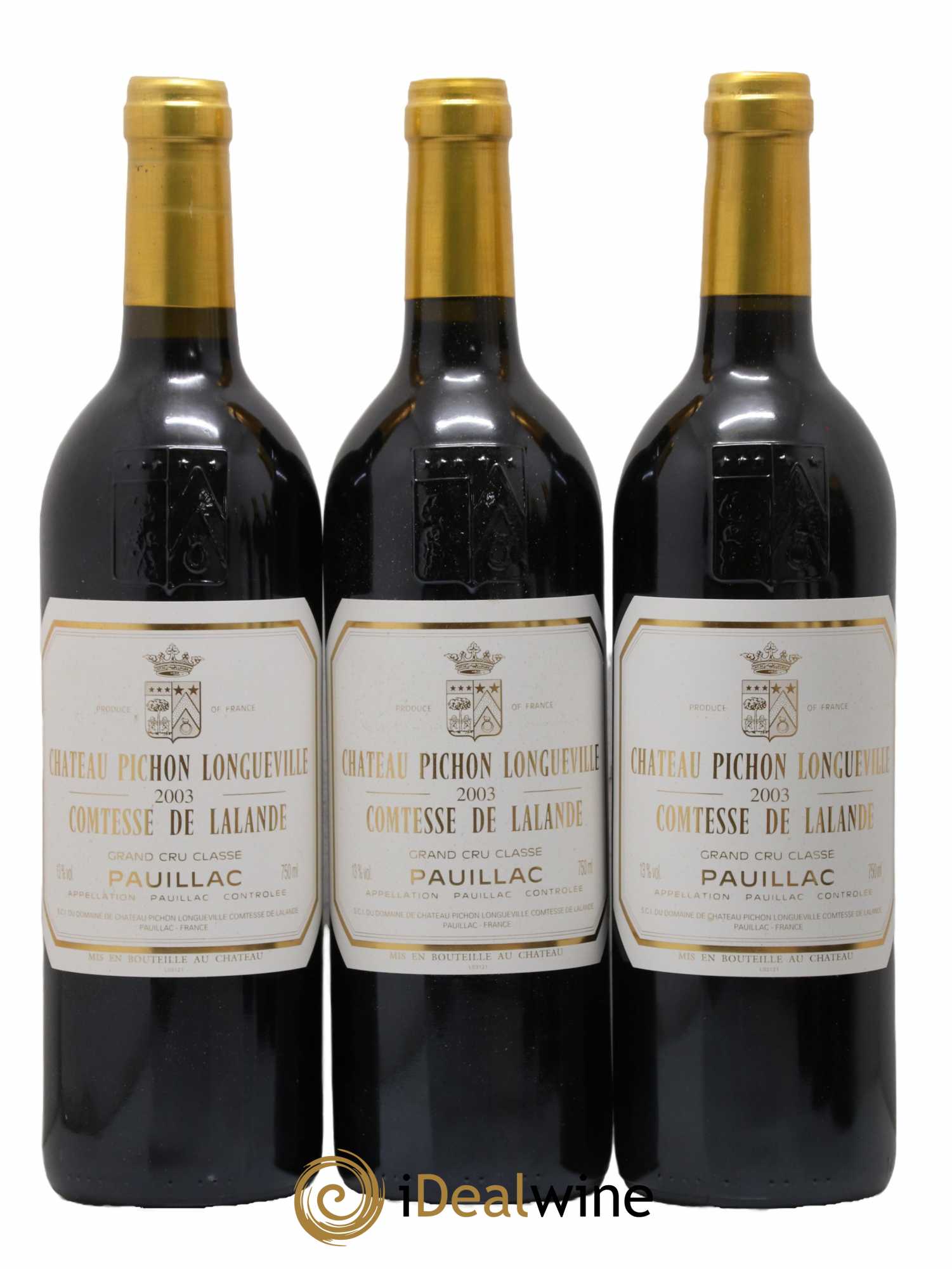 Château Pichon Longueville Comtesse de Lalande 2ème Grand Cru Classé 2003 - Lot de 6 bouteilles - 1