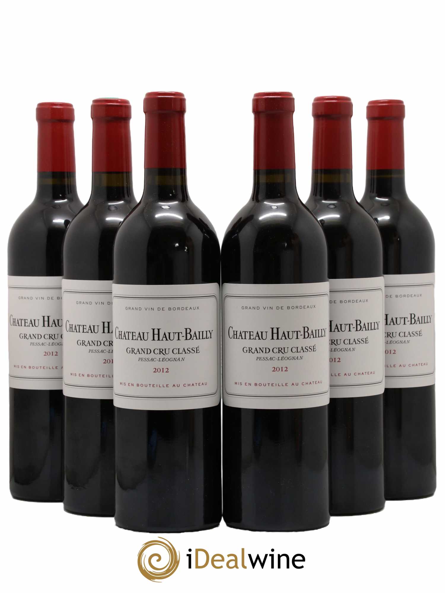 Château Haut-Bailly Cru Classé de Graves 2012 - Lot de 6 bouteilles - 0