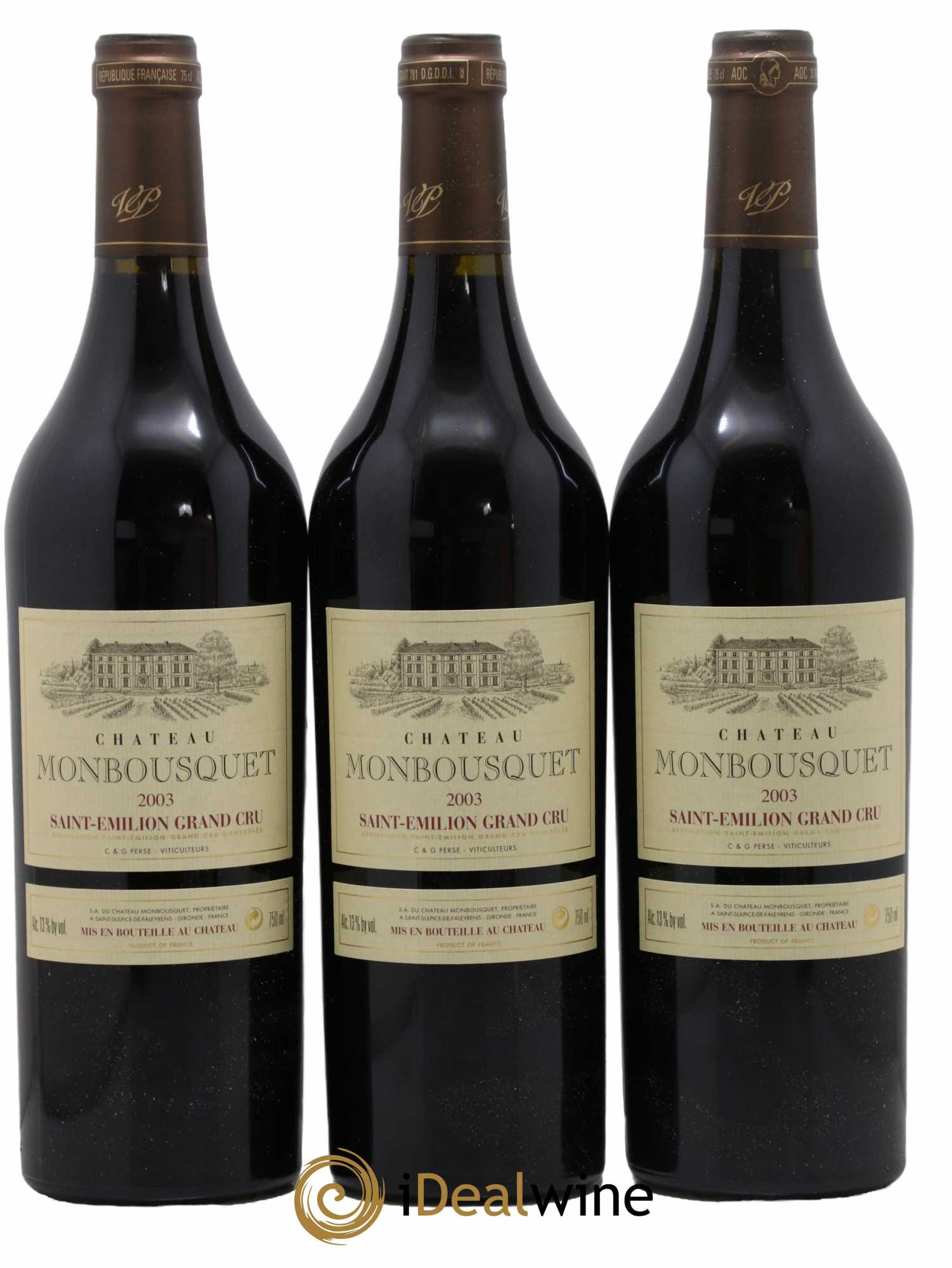 Château Monbousquet Grand Cru Classé 2003 - Lotto di 6 bottiglie - 2