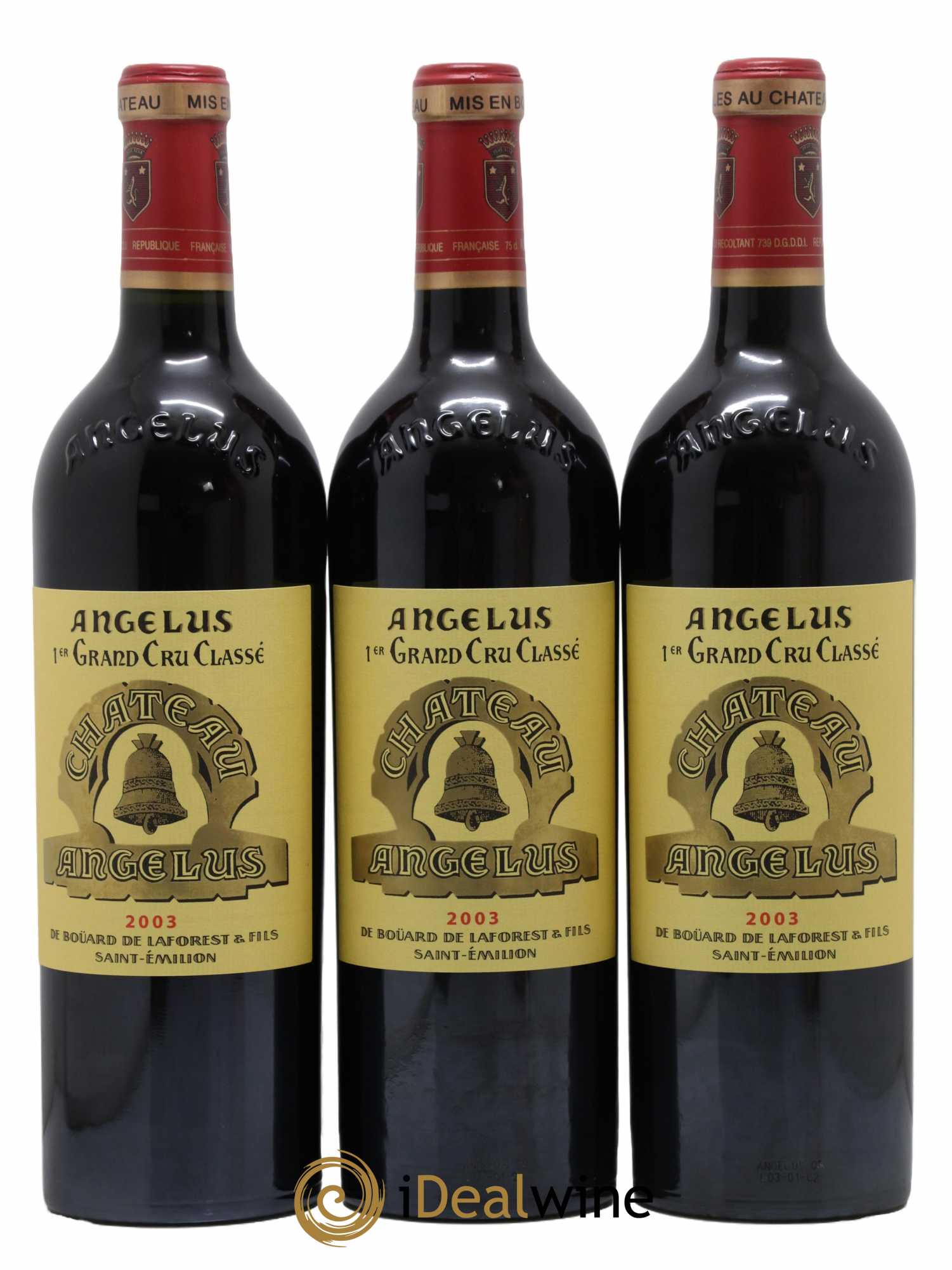 Château Angélus 1er Grand Cru Classé A 2003 - Lot de 6 bouteilles - 3