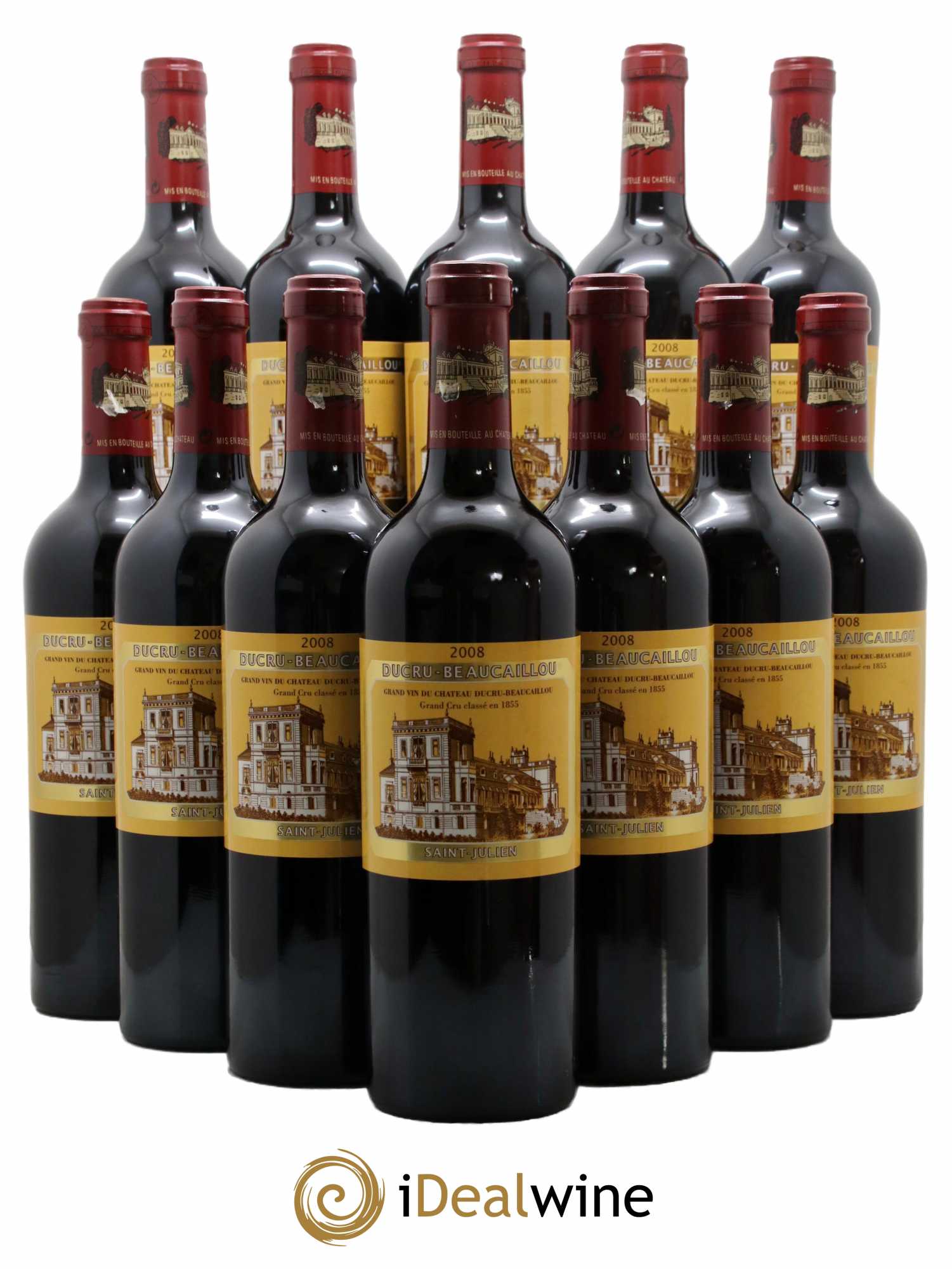 Château Ducru Beaucaillou 2ème Grand Cru Classé 2008 - Lot de 12 bouteilles - 0