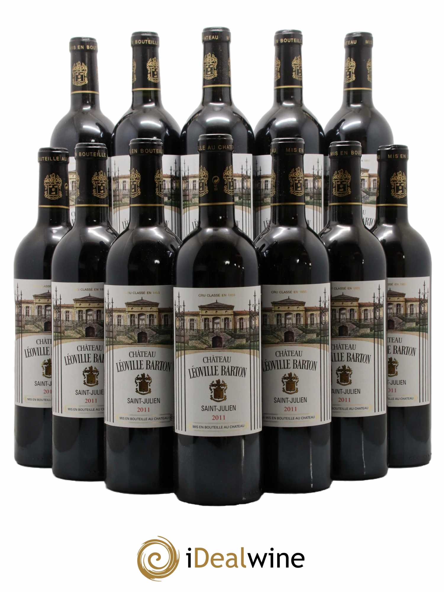 Château Léoville Barton 2ème Grand Cru Classé 2011 - Lot de 12 bouteilles - 0