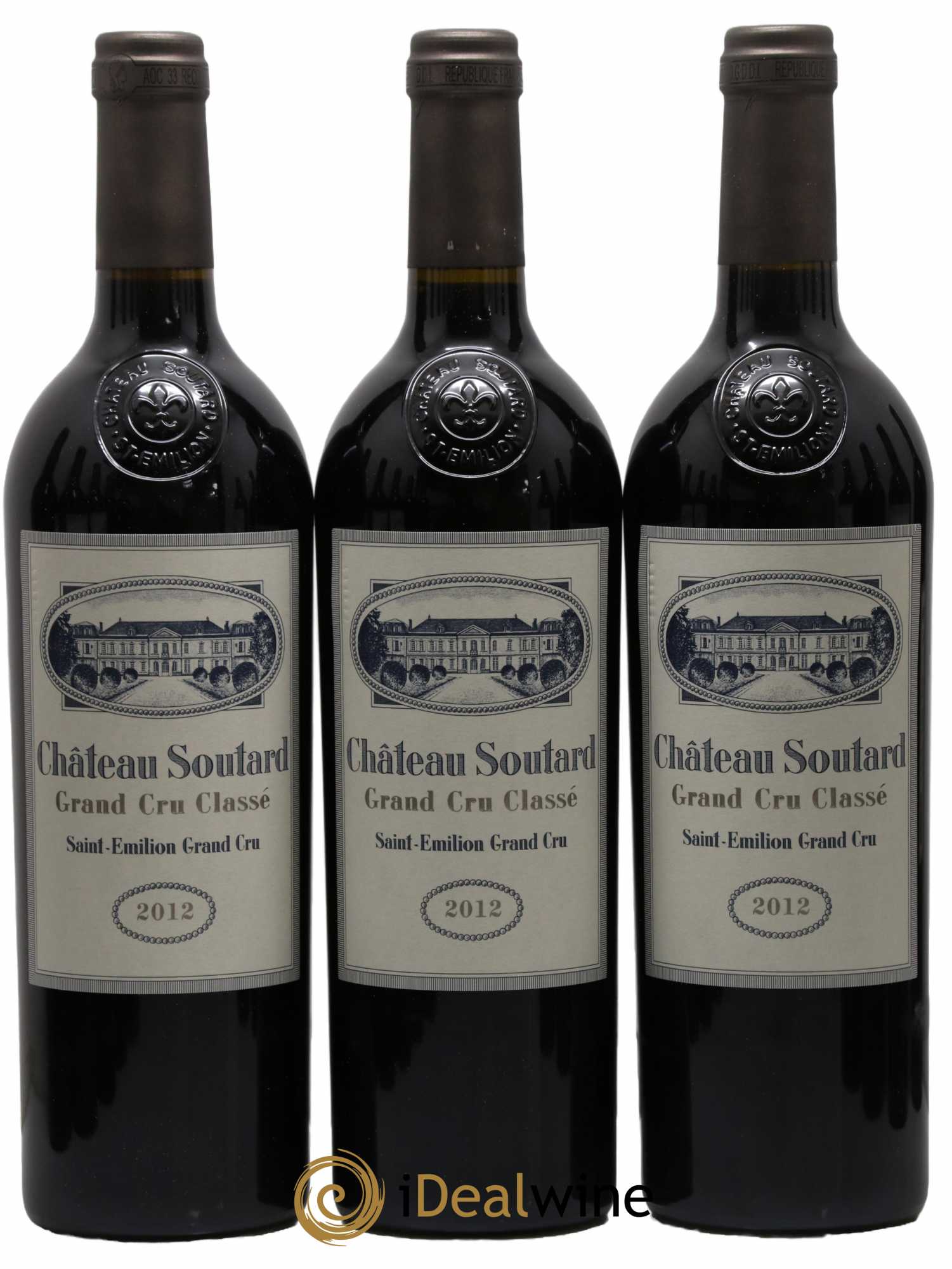 Château Soutard Grand Cru Classé 2012 - Lot de 12 bouteilles - 1