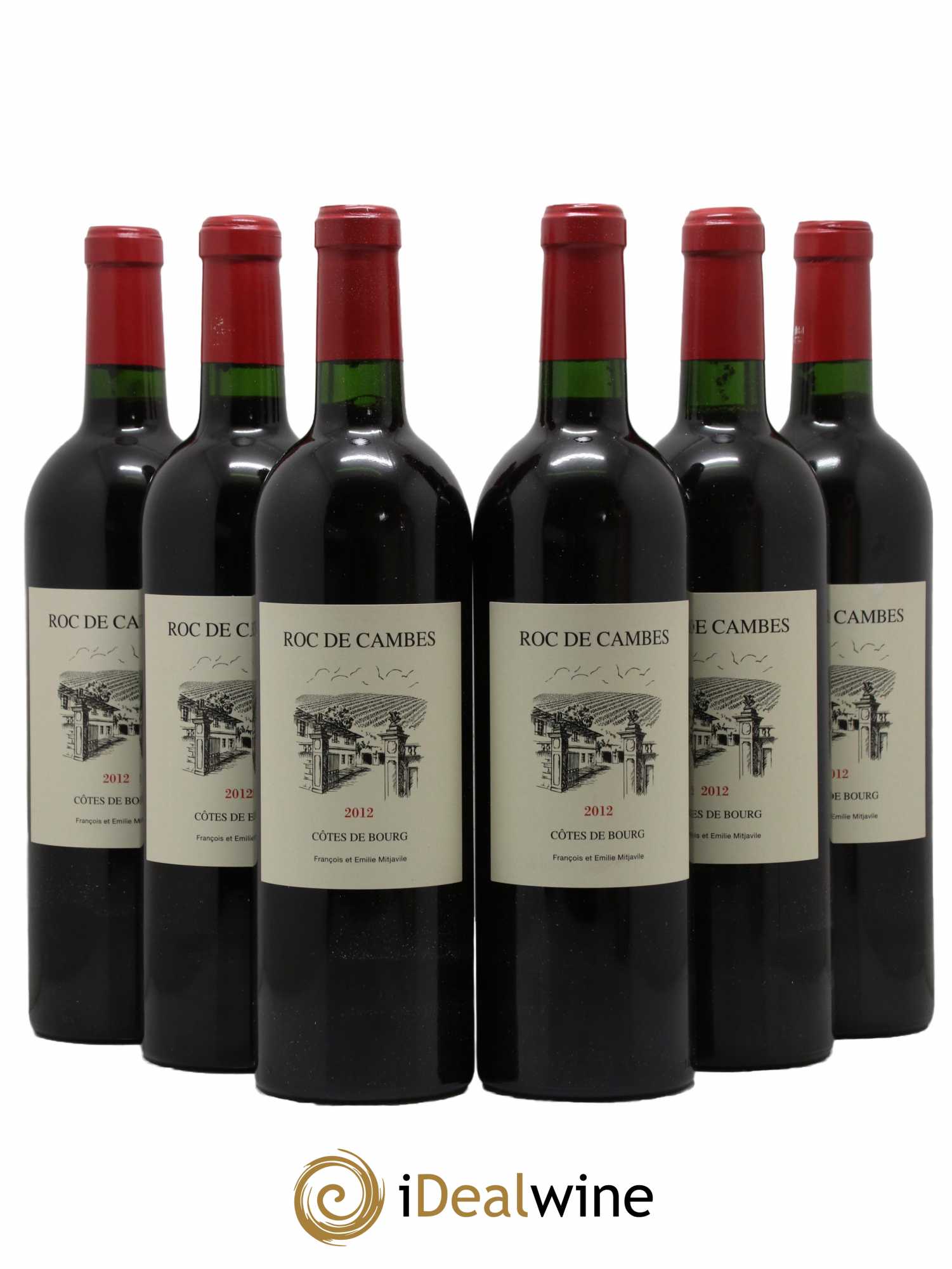 Roc de Cambes 2012 - Lotto di 6 bottiglie - 0