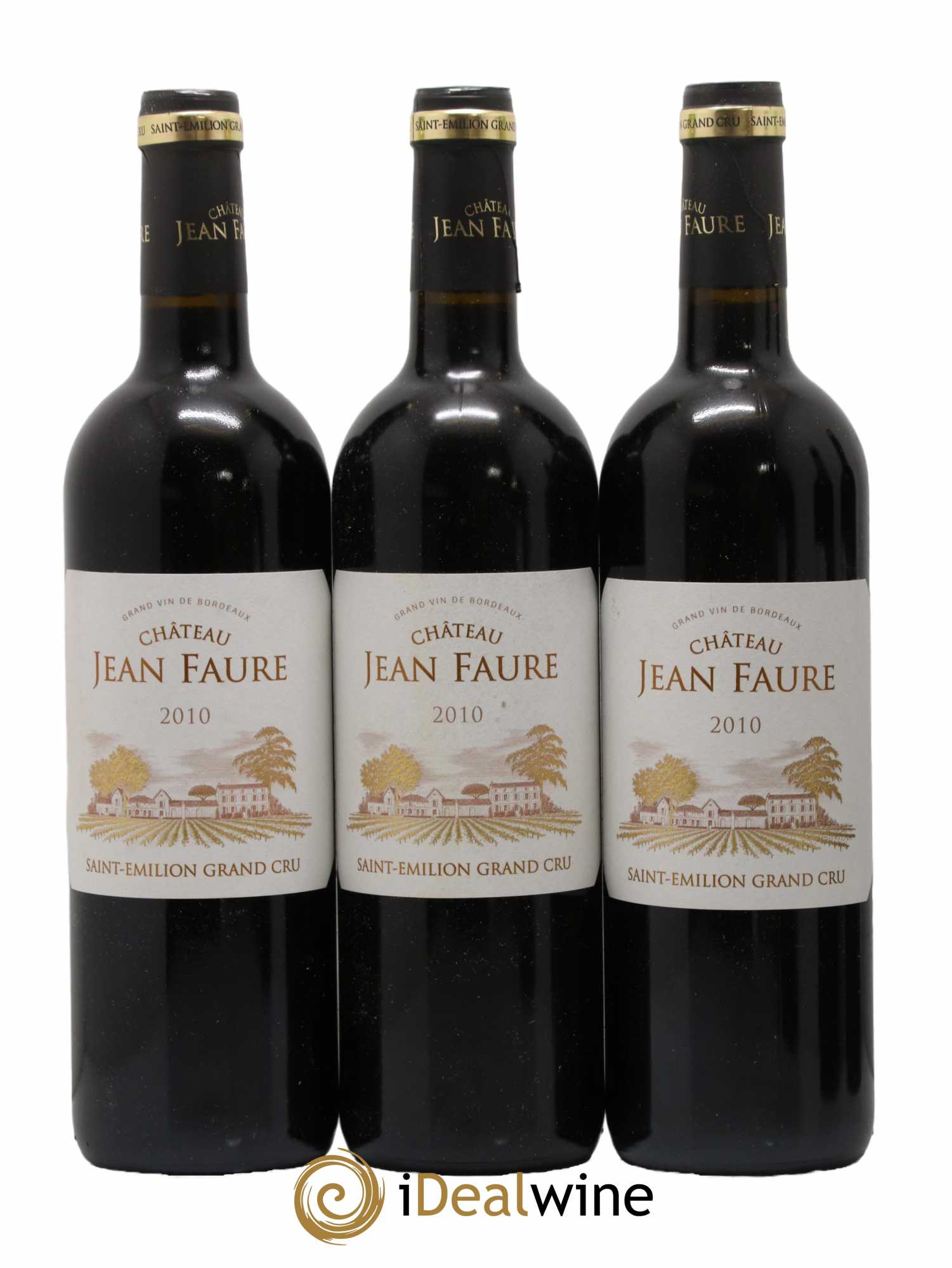 Château Jean Faure Grand Cru Classé 2010 - Lot de 6 bouteilles - 1