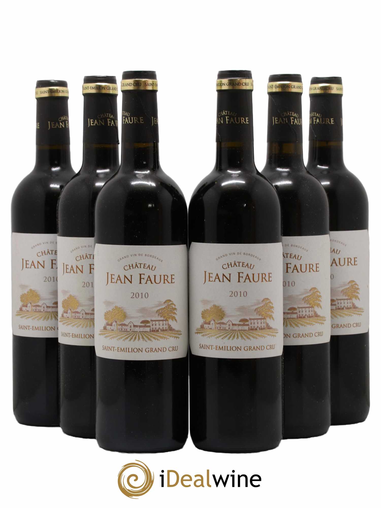 Château Jean Faure Grand Cru Classé 2010 - Lot de 6 bouteilles - 0