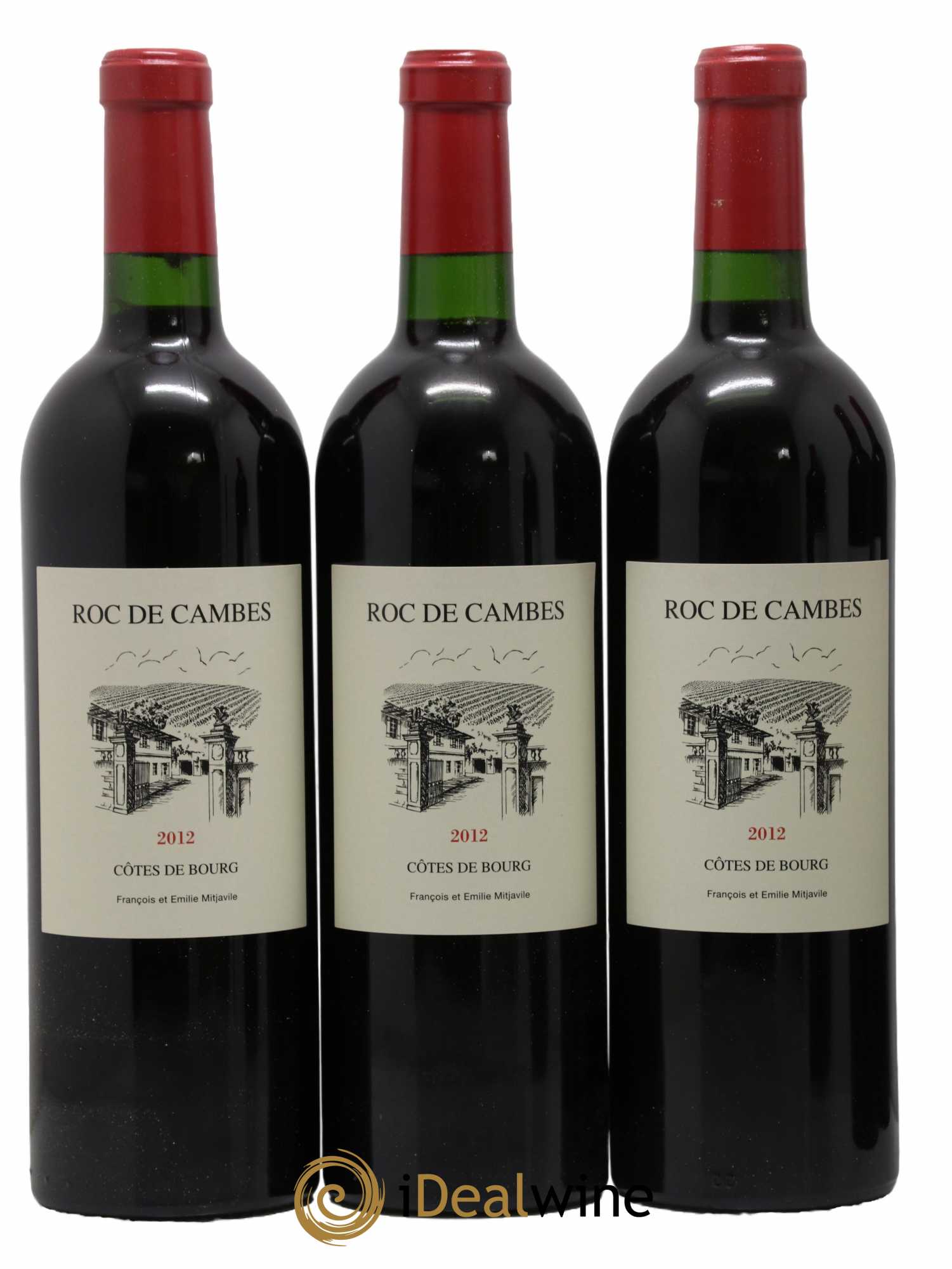 Roc de Cambes 2012 - Lot of 6 bottles - 1