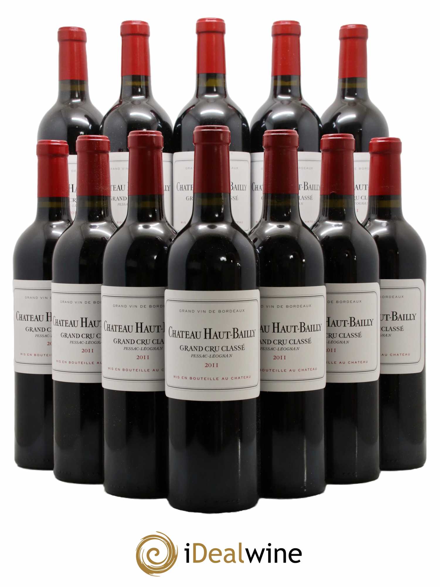 Château Haut-Bailly Cru Classé de Graves 2011 - Lot de 12 bouteilles - 0