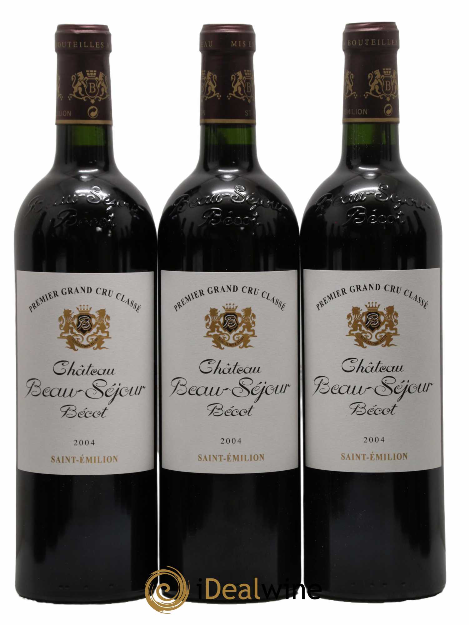 Château Beau-Séjour Bécot 1er Grand Cru Classé B 2004 - Posten von 12 Flaschen - 1