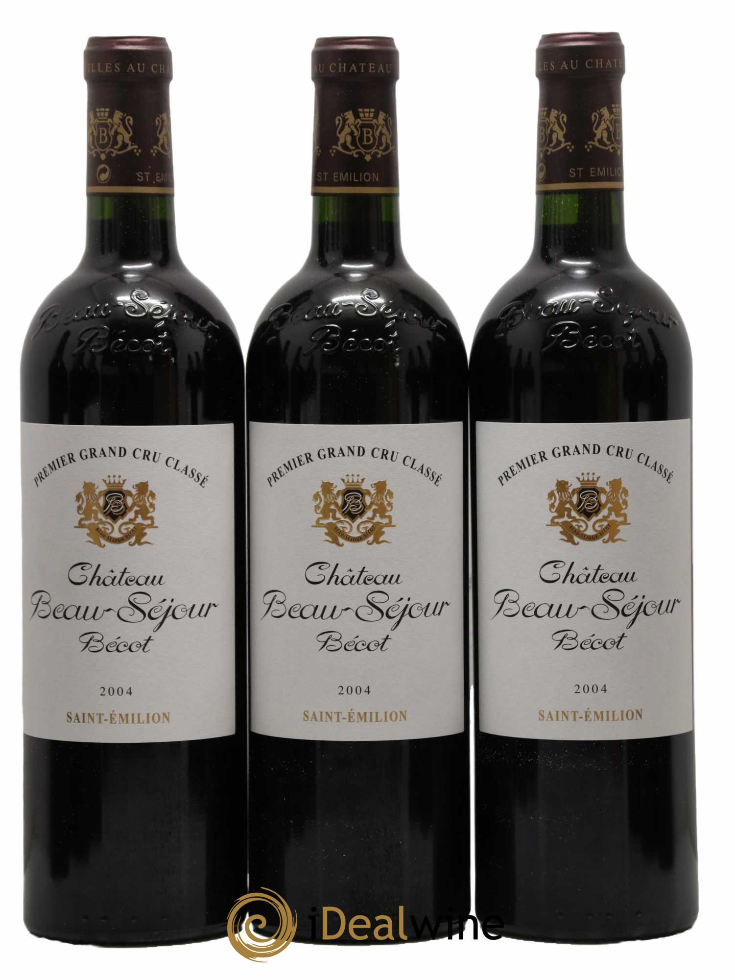Château Beau-Séjour Bécot 1er Grand Cru Classé B 2004 - Posten von 12 Flaschen - 2
