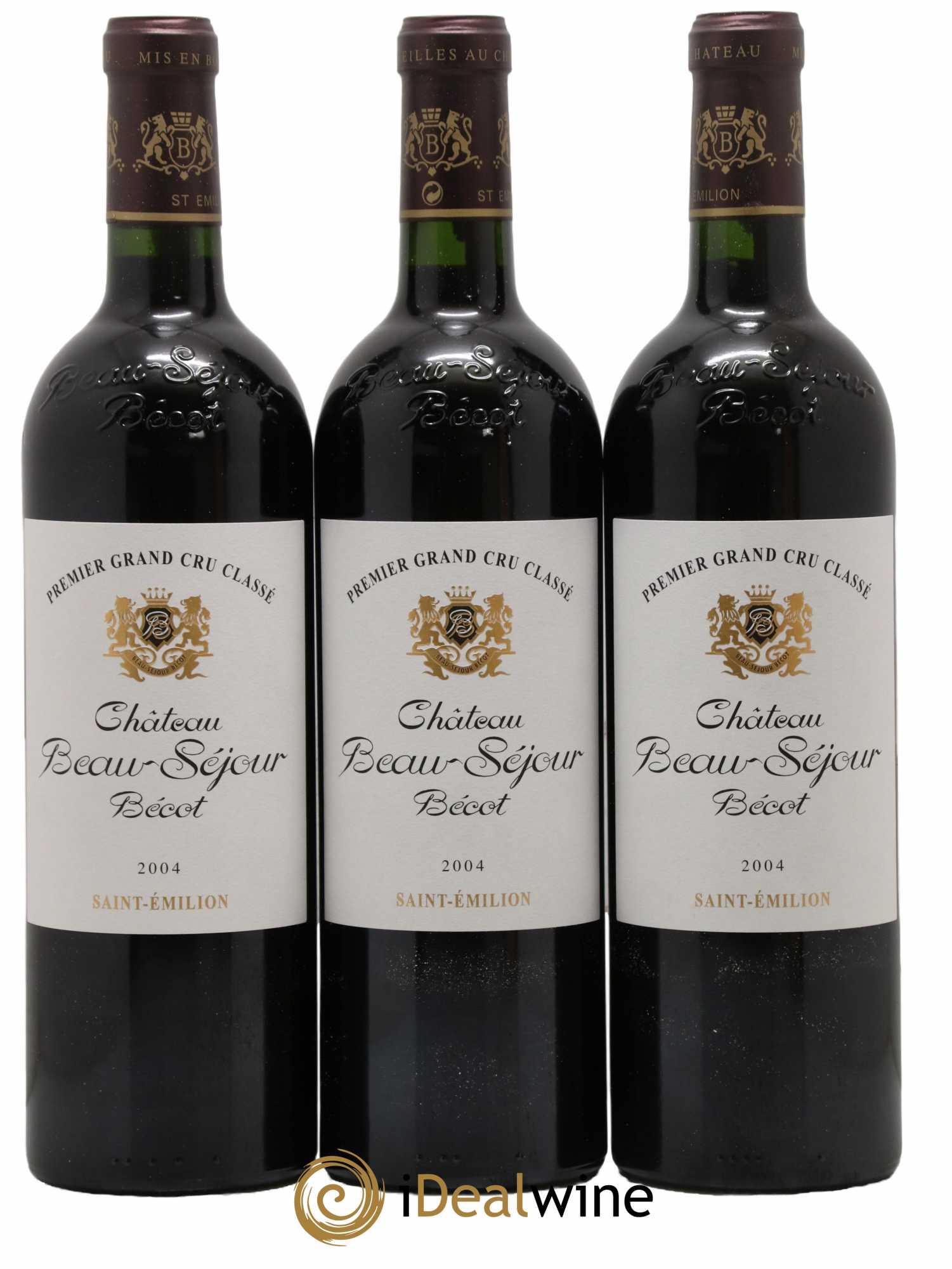 Château Beau-Séjour Bécot 1er Grand Cru Classé B 2004 - Posten von 12 Flaschen - 4