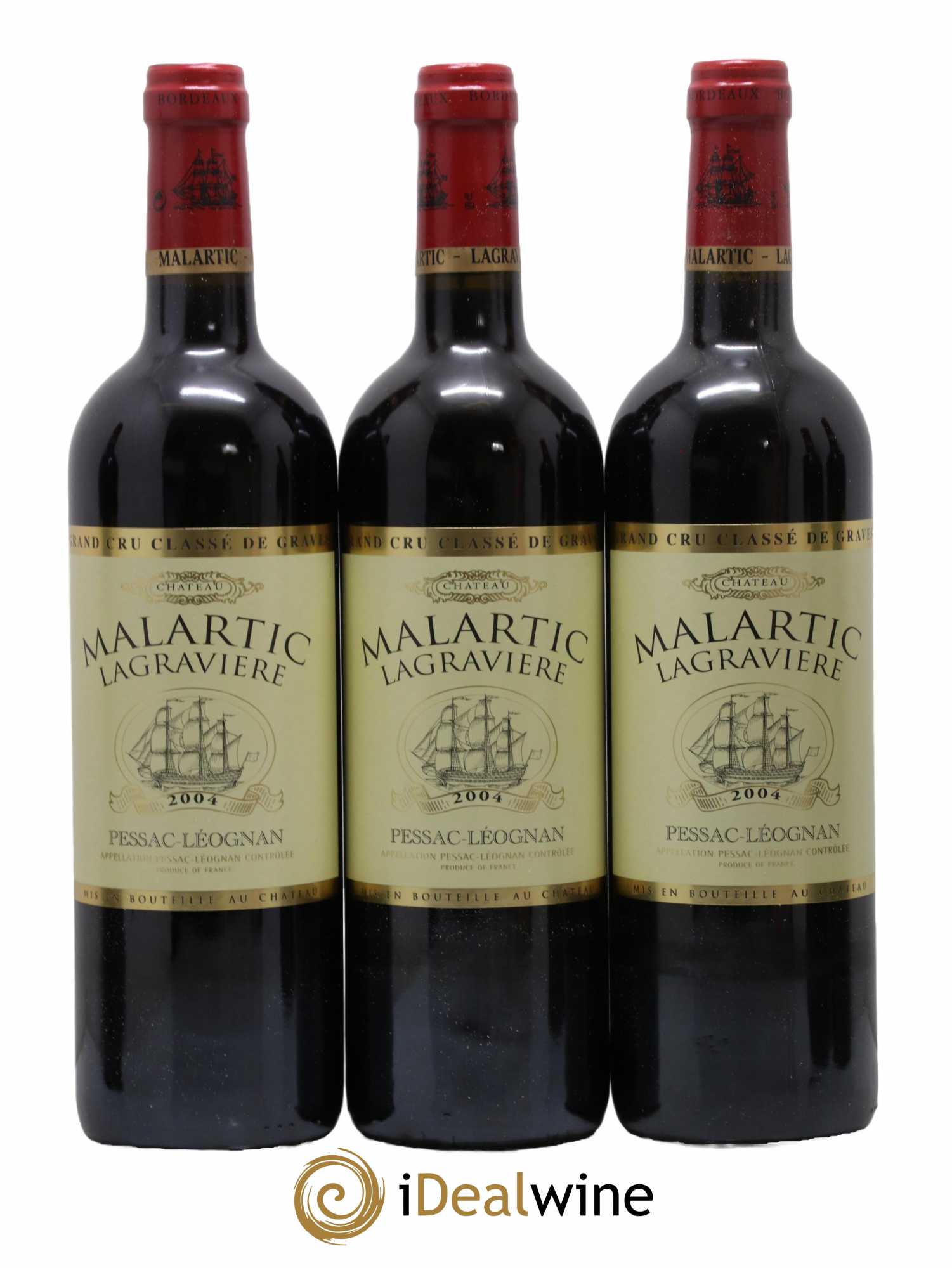 Château Malartic-Lagravière Cru Classé de Graves 2004 - Lot de 12 bouteilles - 3