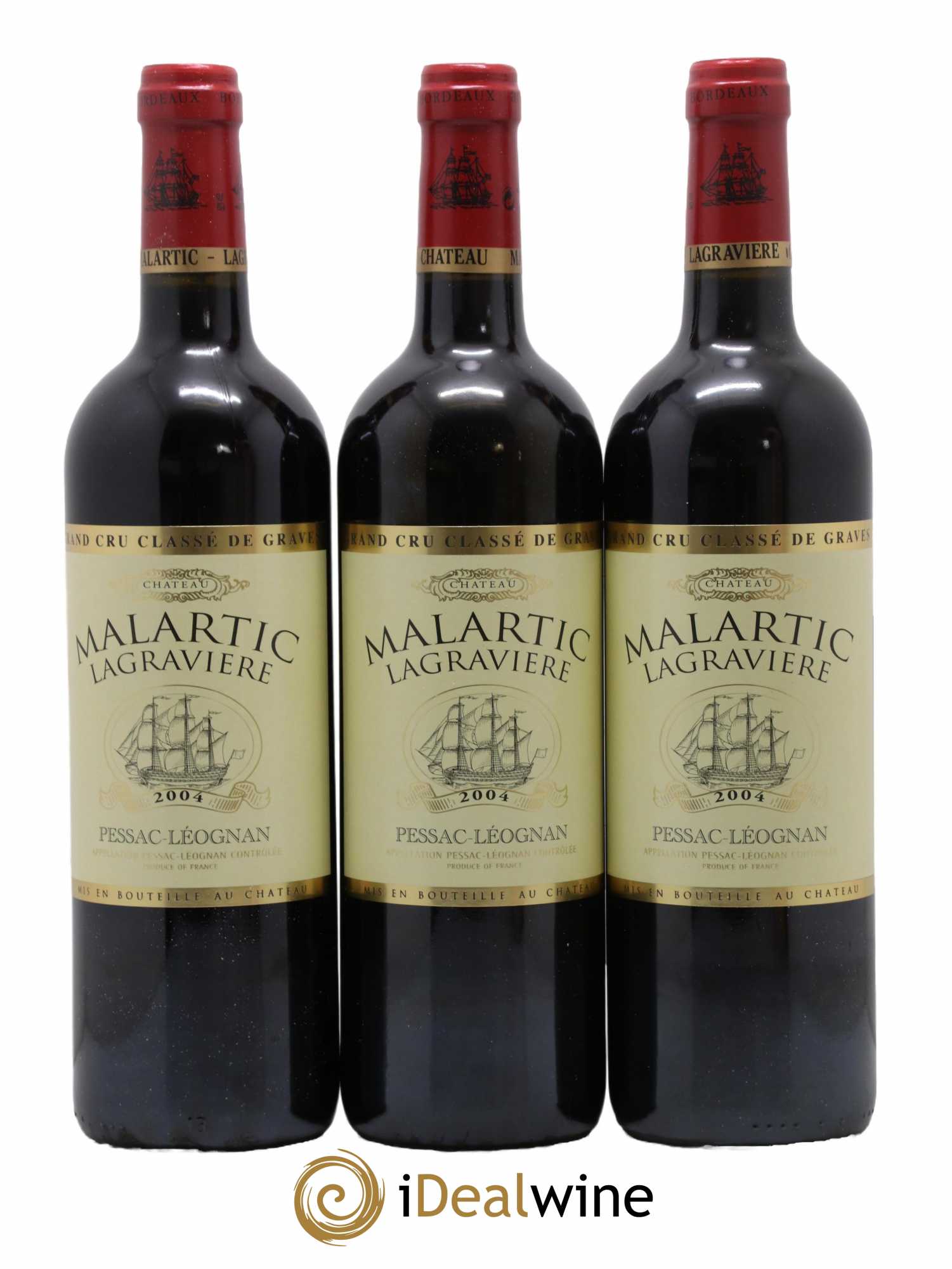 Château Malartic-Lagravière Cru Classé de Graves 2004 - Lot de 12 bouteilles - 4