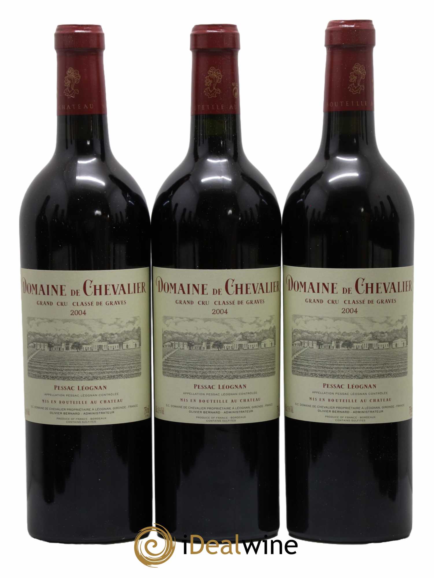 Domaine de Chevalier Cru Classé de Graves 2004 - Lot de 12 bouteilles - 1