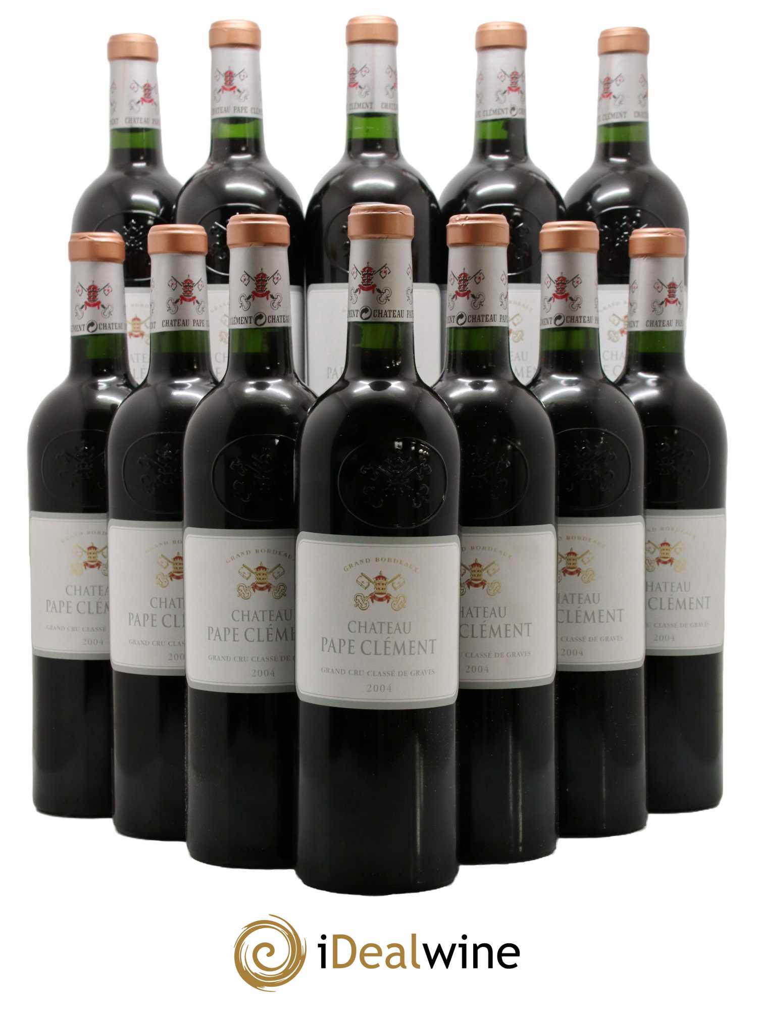 Château Pape Clément Cru Classé de Graves 2004 - Lot de 12 bouteilles - 0