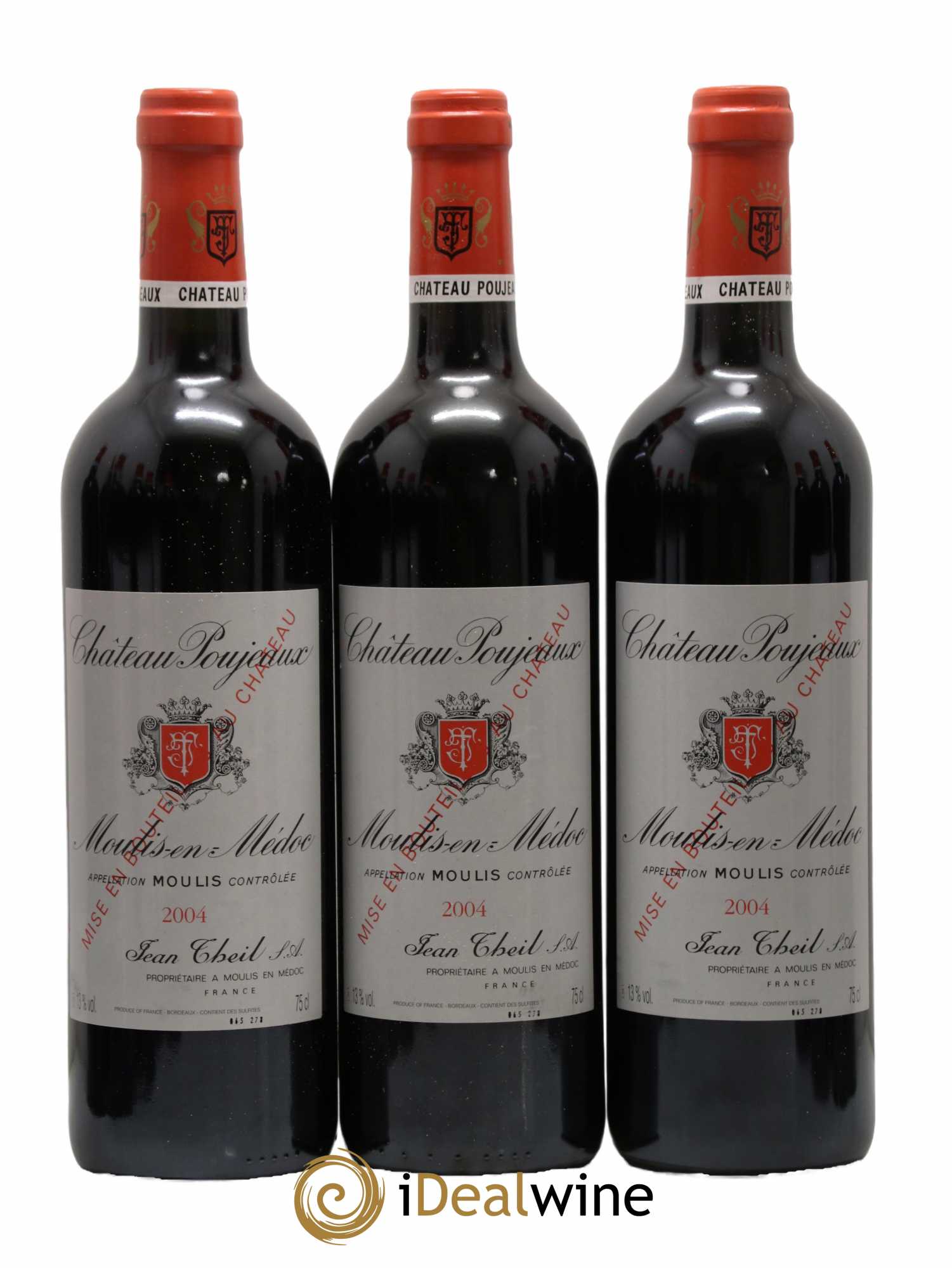 Château Poujeaux 2004 - Lot de 12 bouteilles - 1