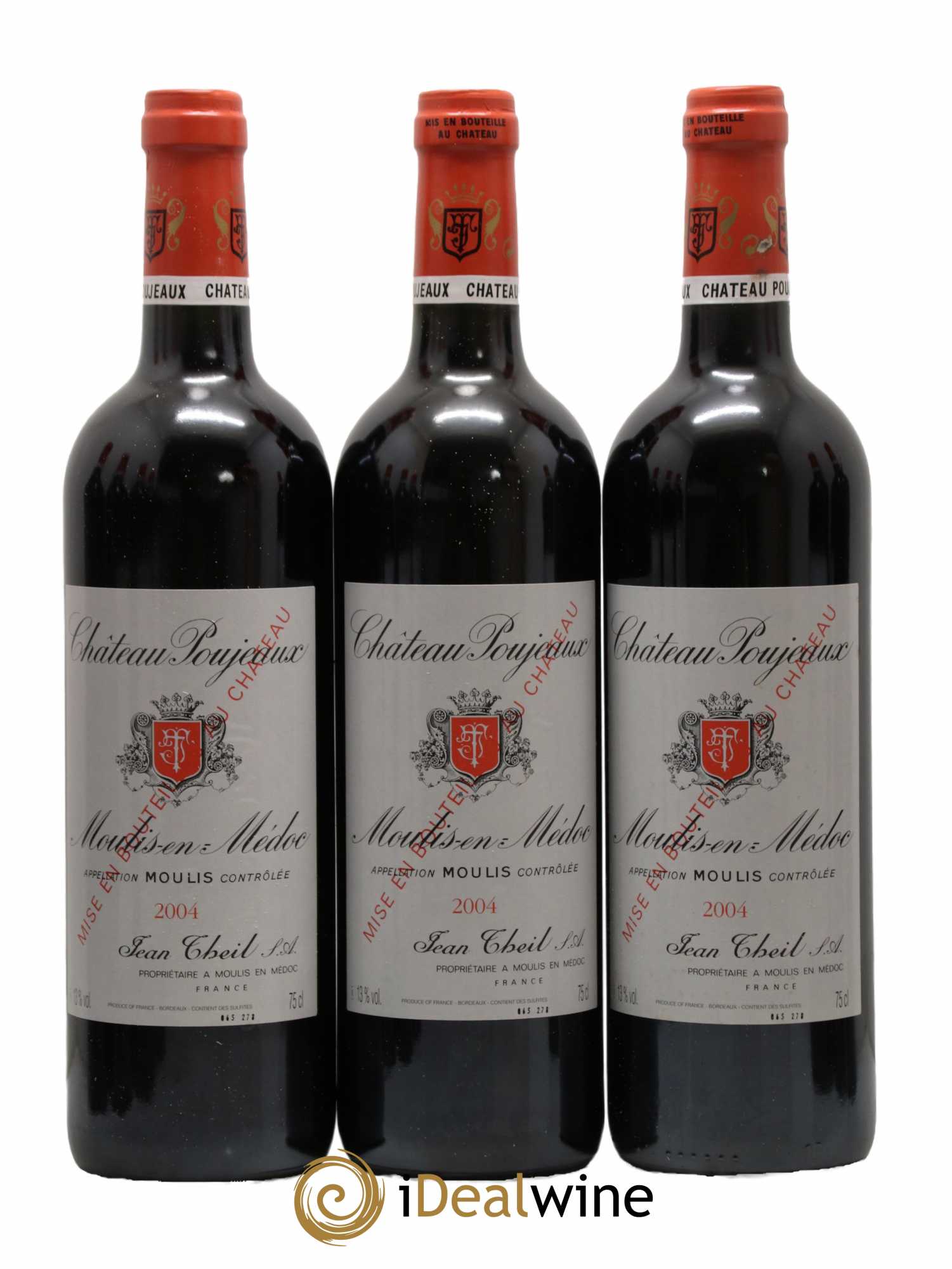 Château Poujeaux 2004 - Lot de 12 bouteilles - 2