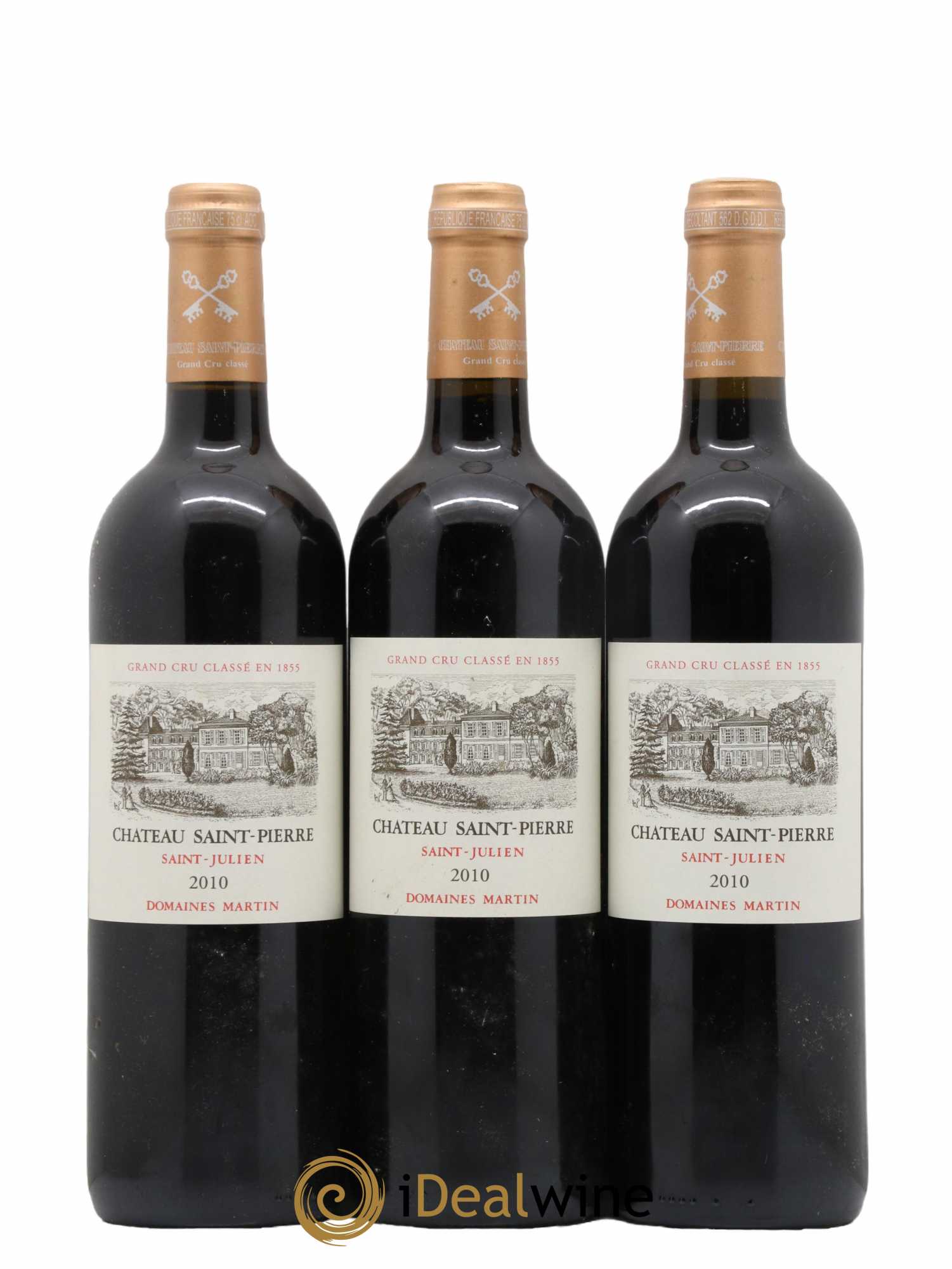 Château Saint-Pierre 4ème Grand Cru Classé 2010 - Lot de 6 bouteilles - 1