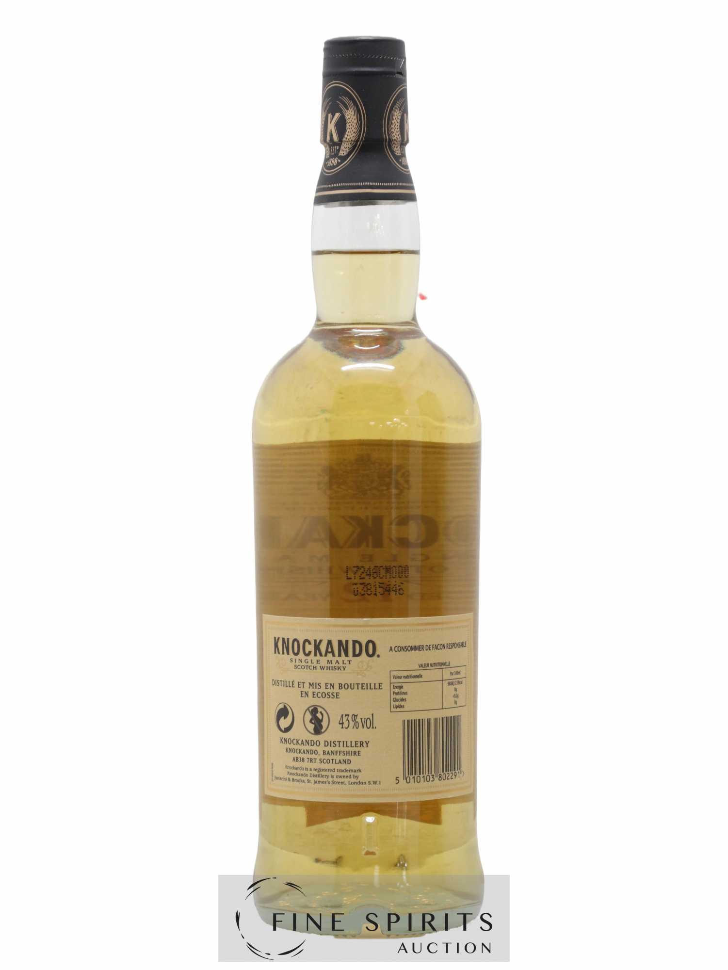 Knockando 12 years 1994 Of. - Lot de 1 bouteille - 2