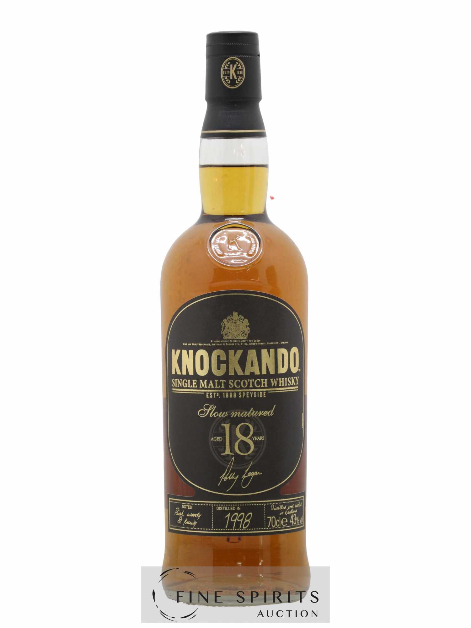 Knockando 18 years 1998 Of. Slow Matured - Lot de 1 bouteille - 1